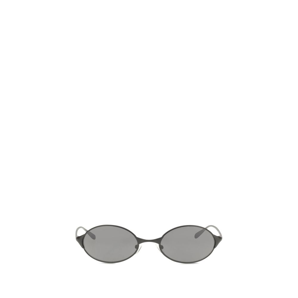 Alexander McQueen Gray Metal Women's Sunglasses