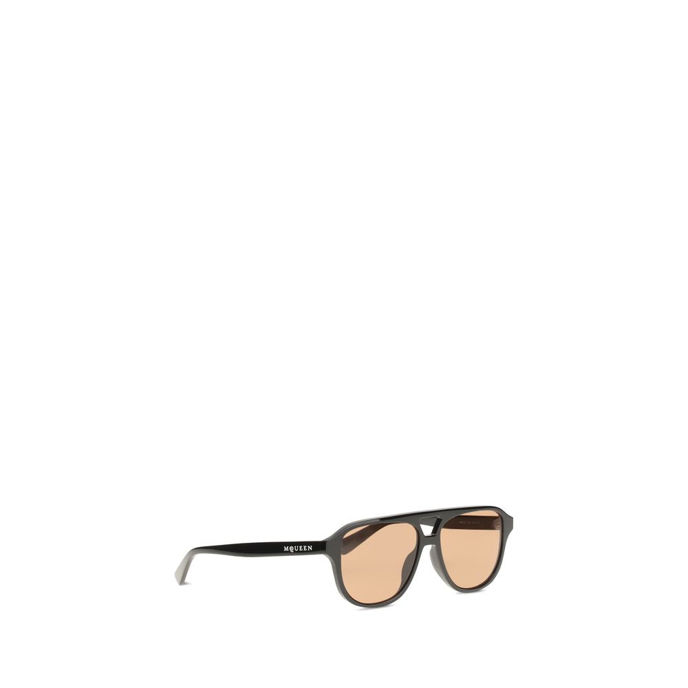 Alexander McQueen Brown Acetate Women's Sunglasses