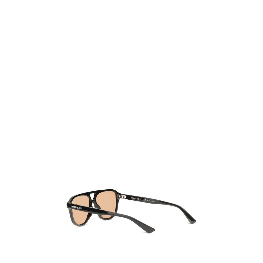Alexander McQueen Brown Acetate Women's Sunglasses
