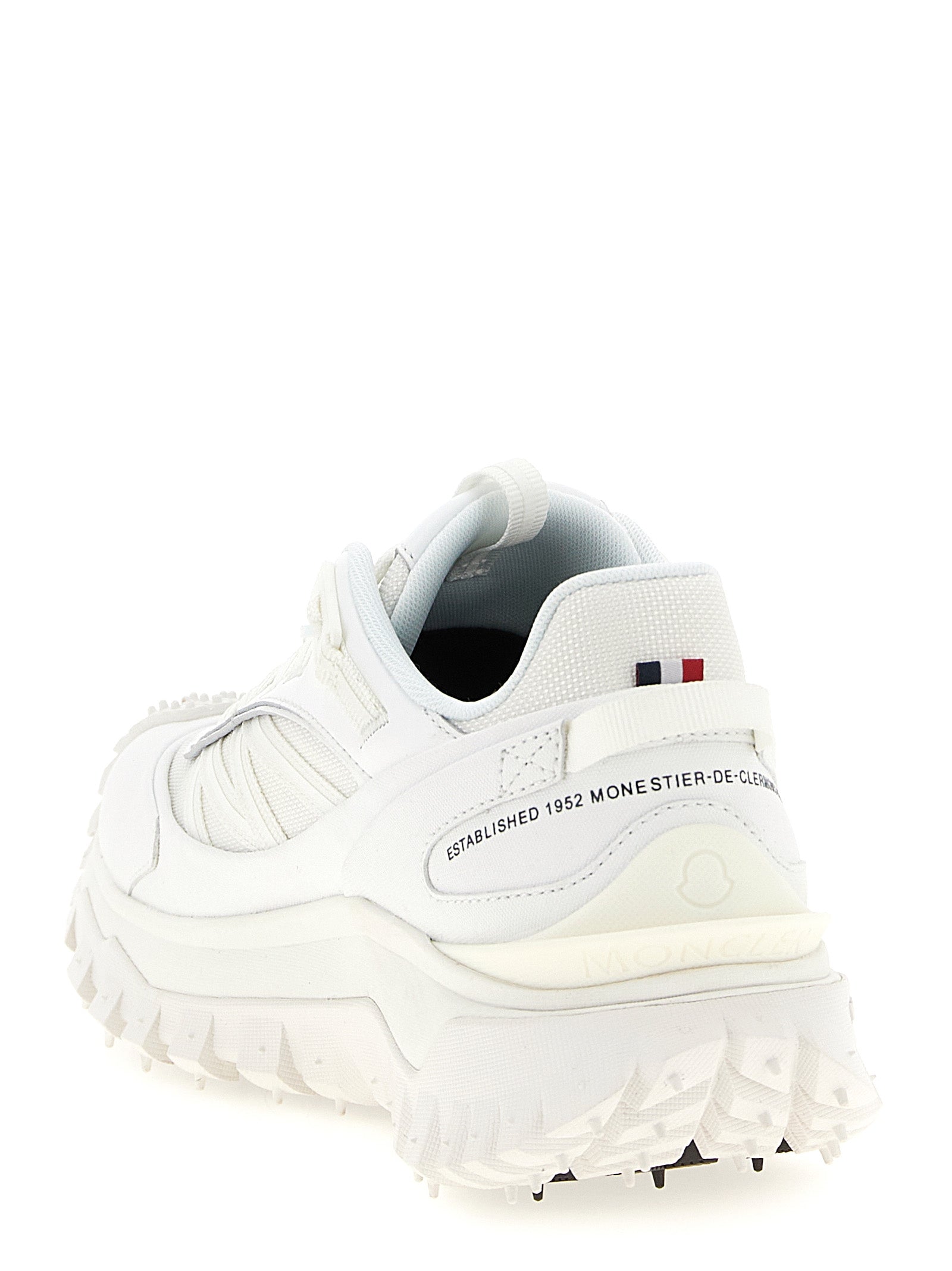 Moncler White Polyamide Athletic Women's Sneakers