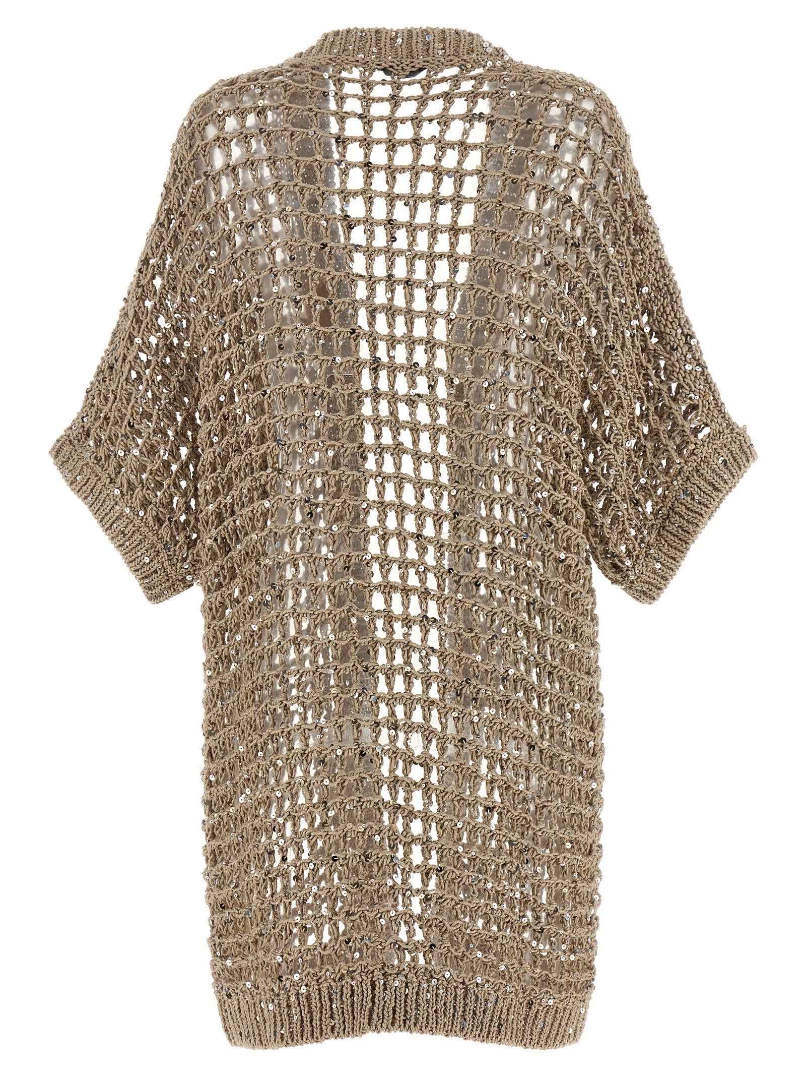 Peserico Beige Cotton Women's Cardigan