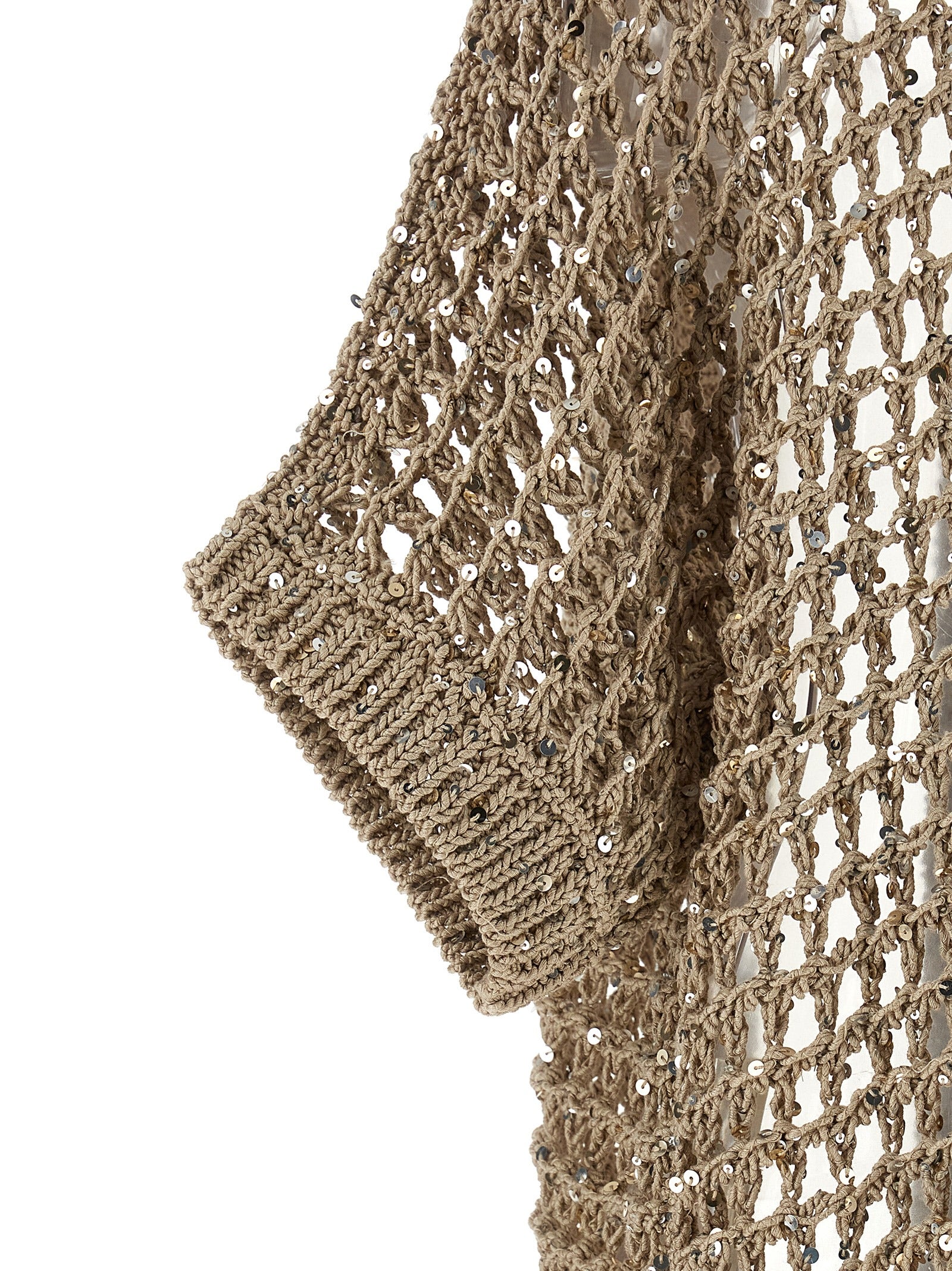 Peserico Beige Cotton Women's Cardigan