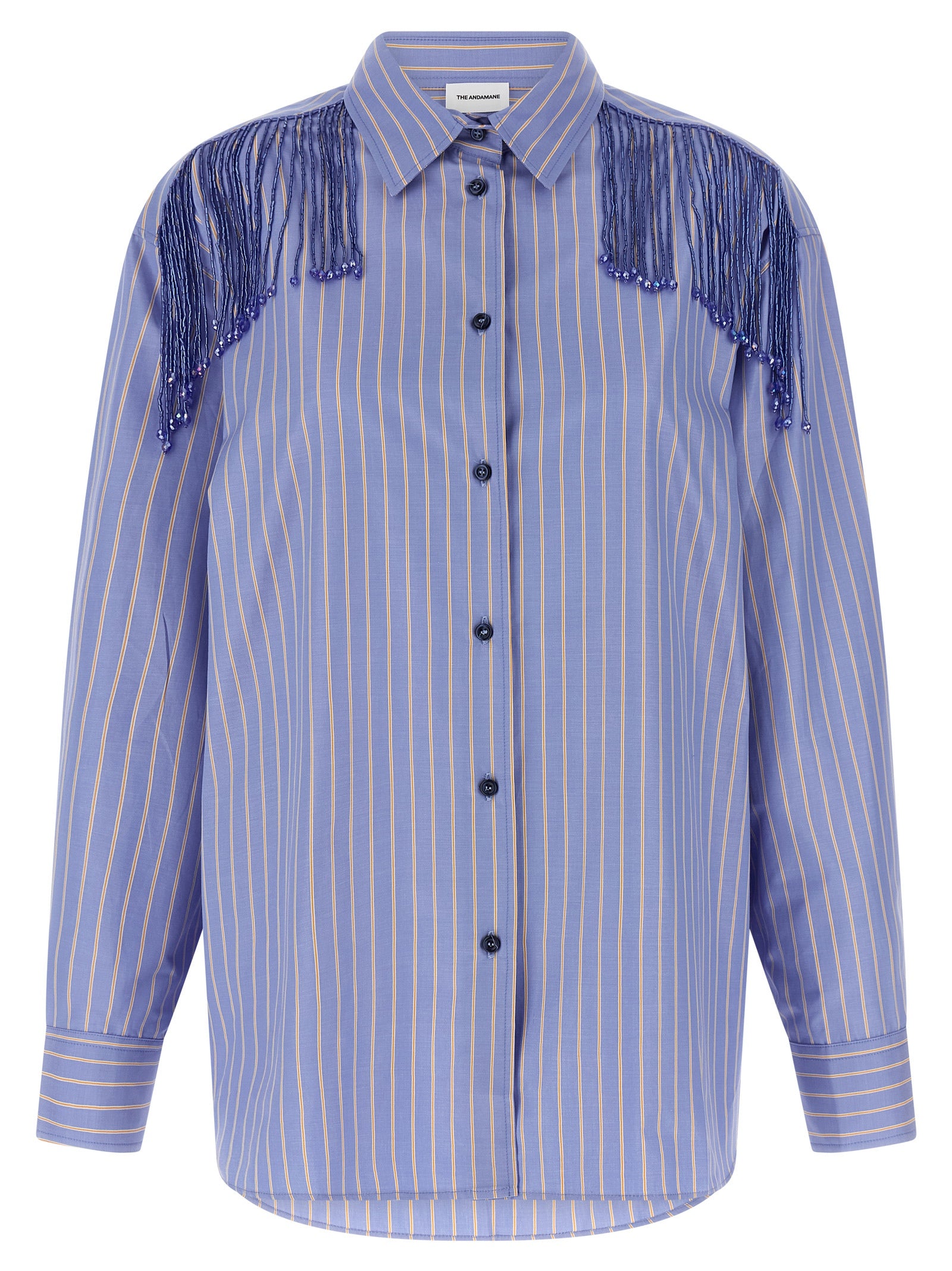 The Andamane Blue Cotton Women's Blouse