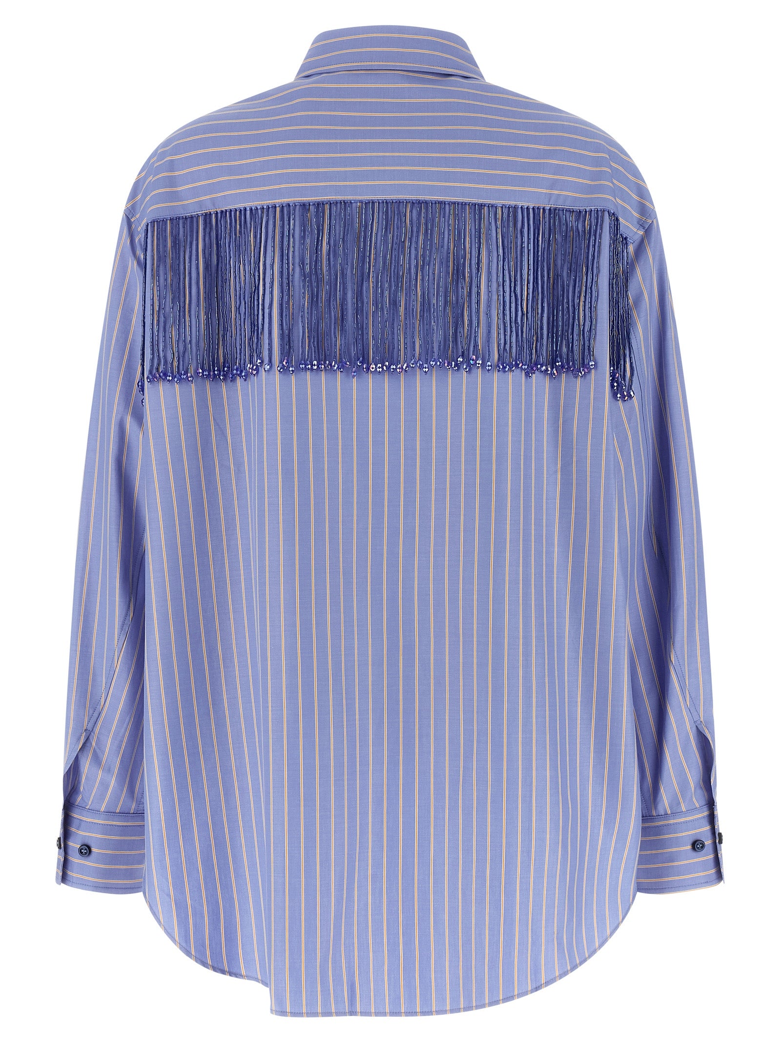 The Andamane Blue Cotton Women's Blouse