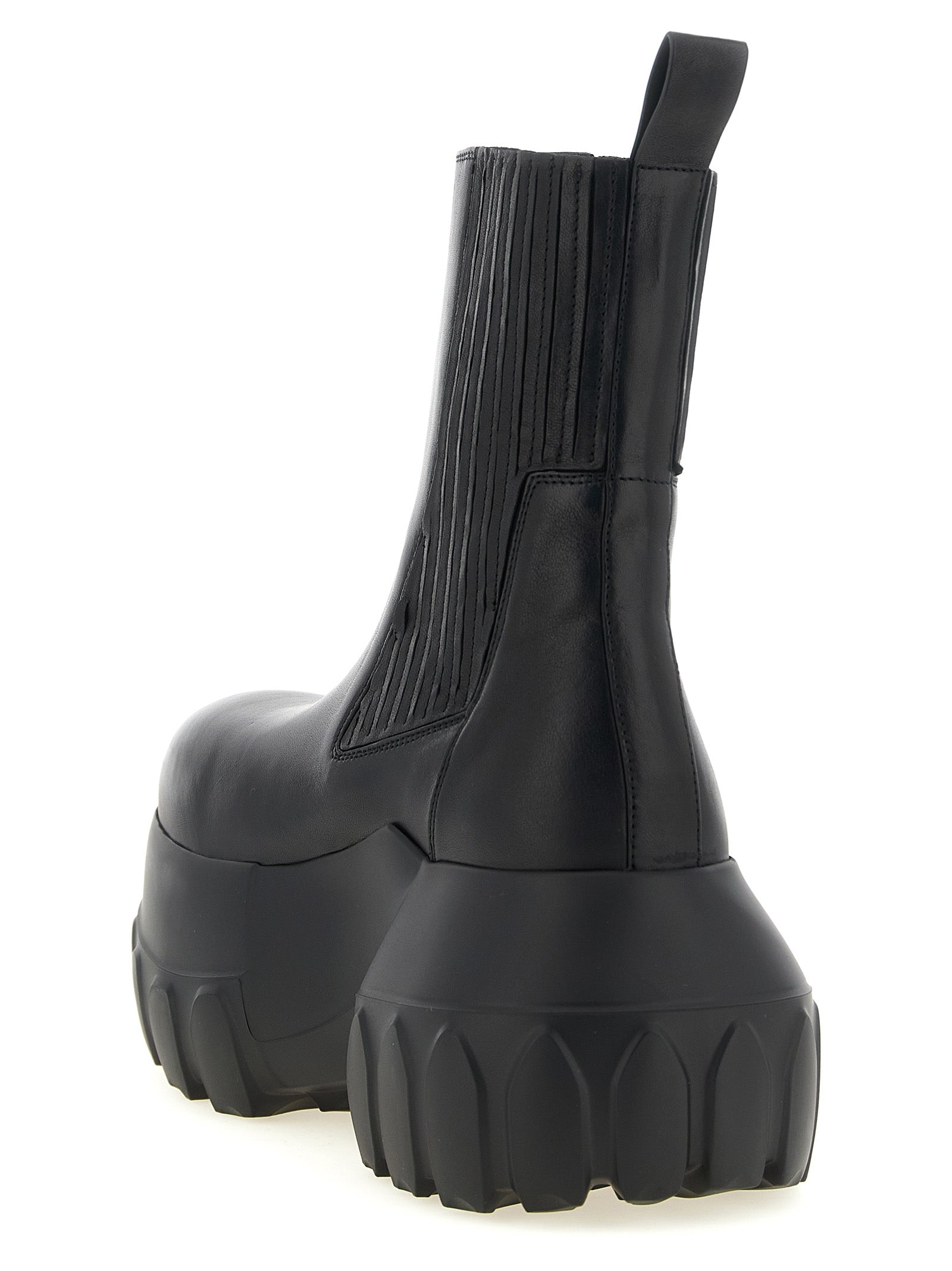 Rick Owens Black Ramie Ankle Women's Boots