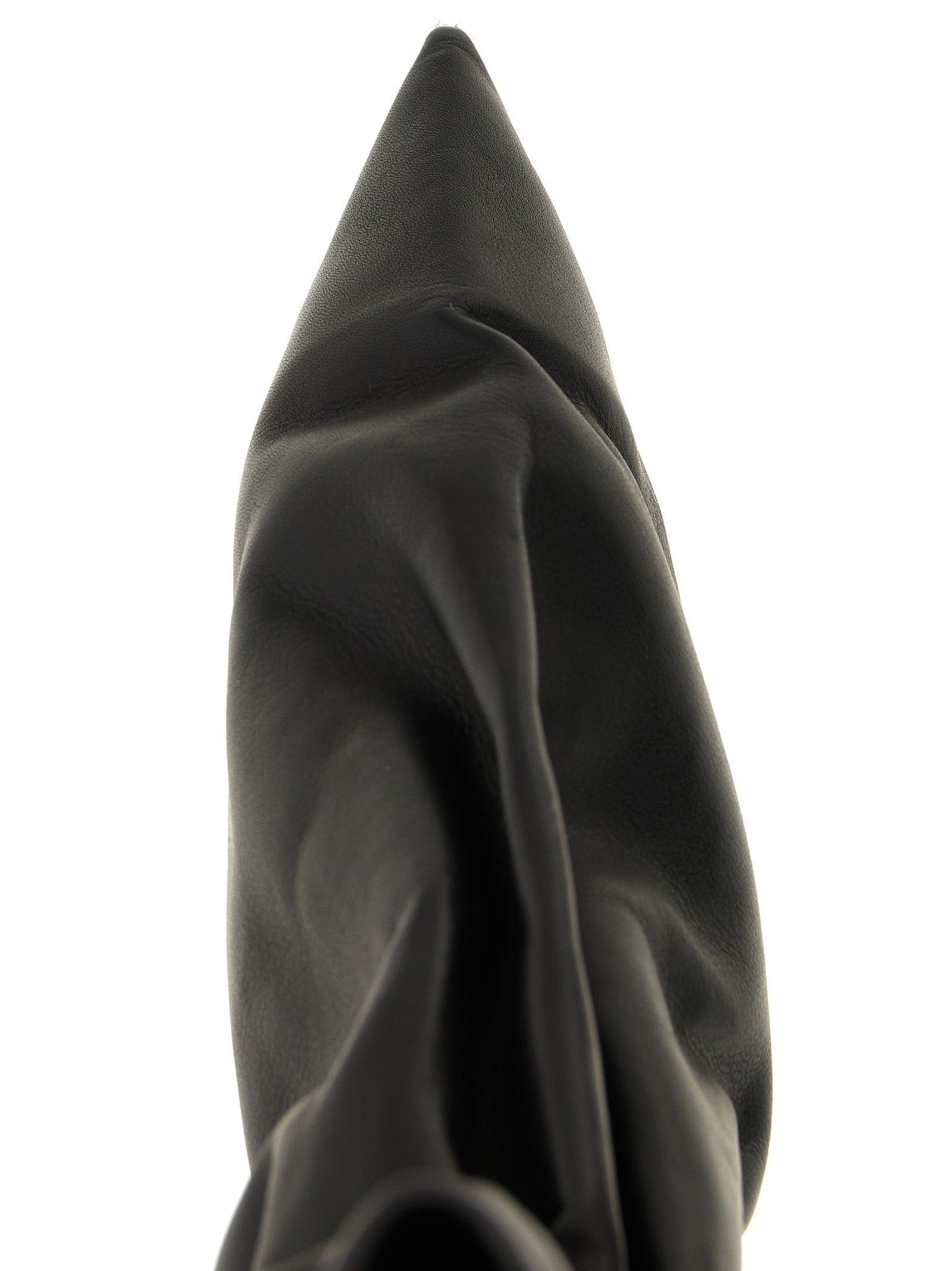 Rick Owens Black Calfskin Ankle Women's Boots