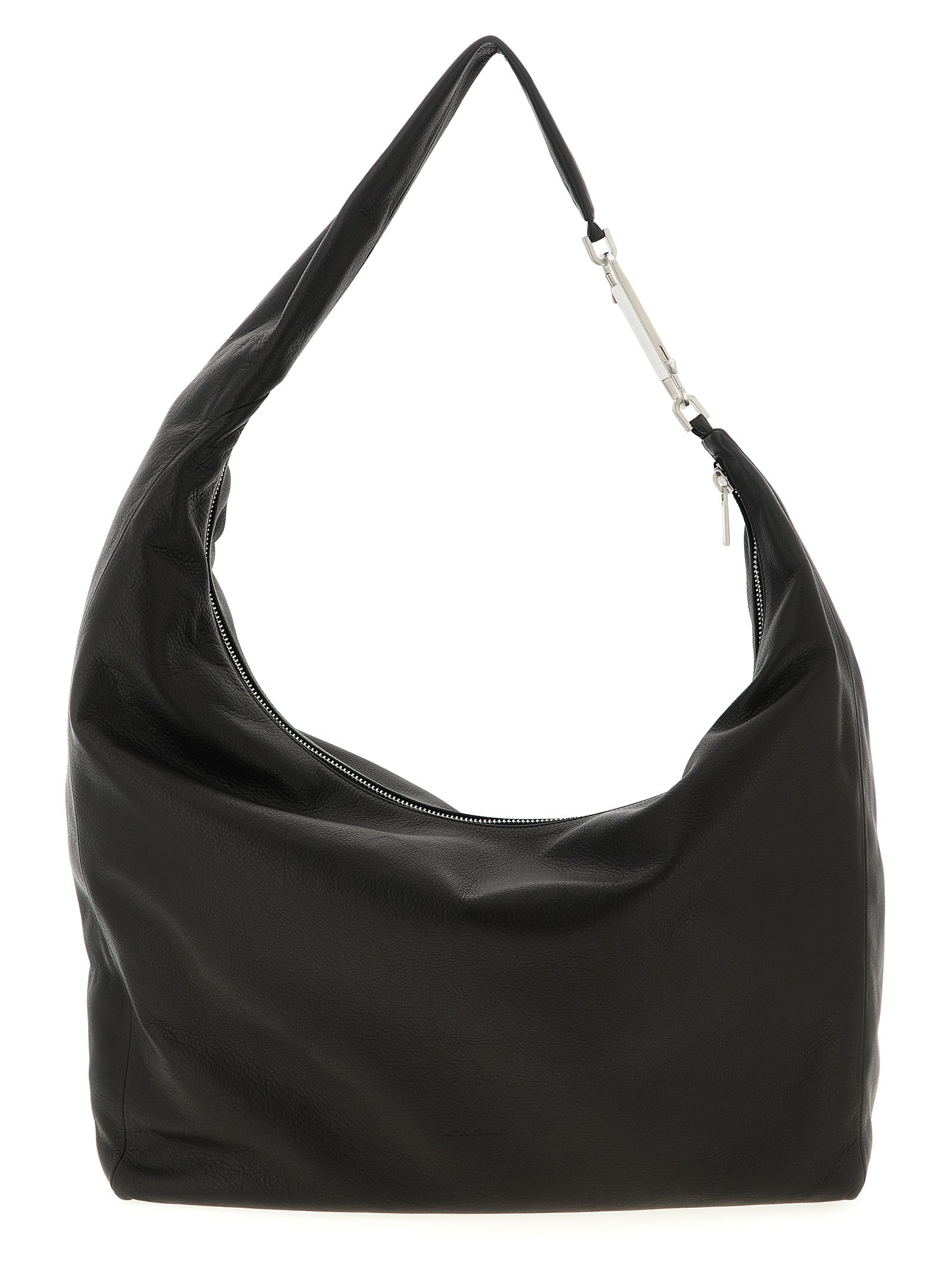 Rick Owens Black Calfskin Shoulder Women's Bag