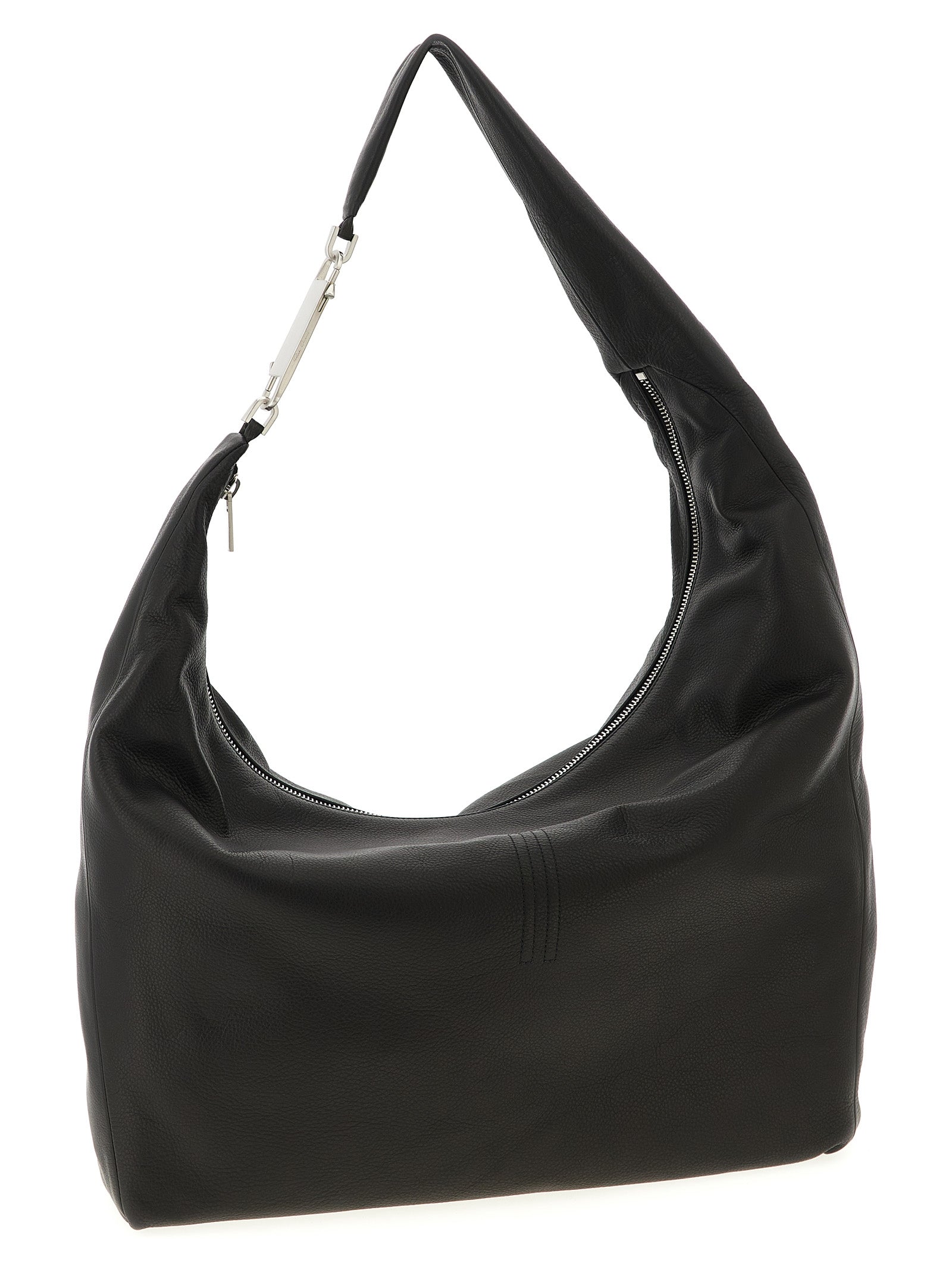 Rick Owens Black Calfskin Shoulder Women's Bag