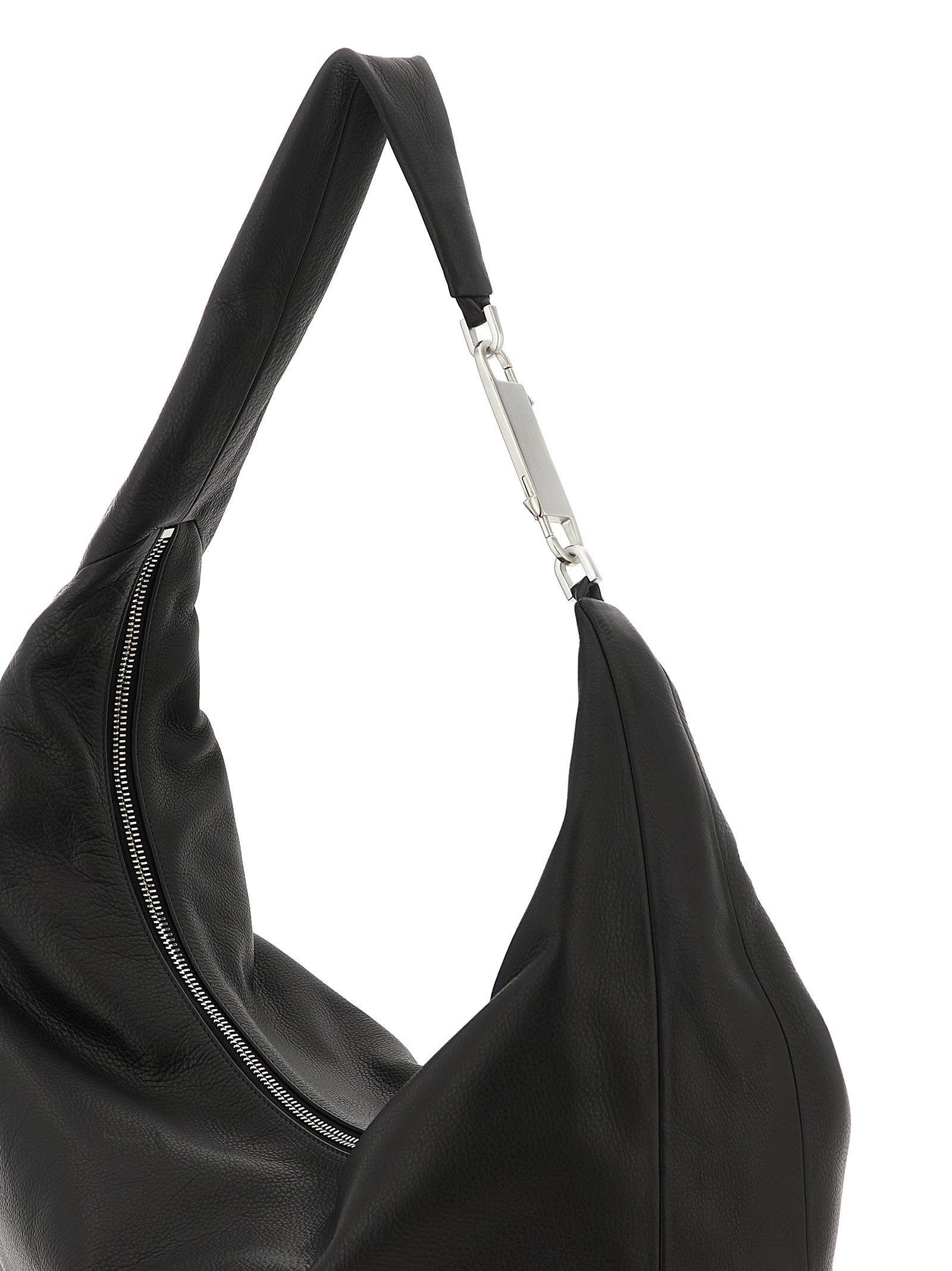 Rick Owens Black Calfskin Shoulder Women's Bag