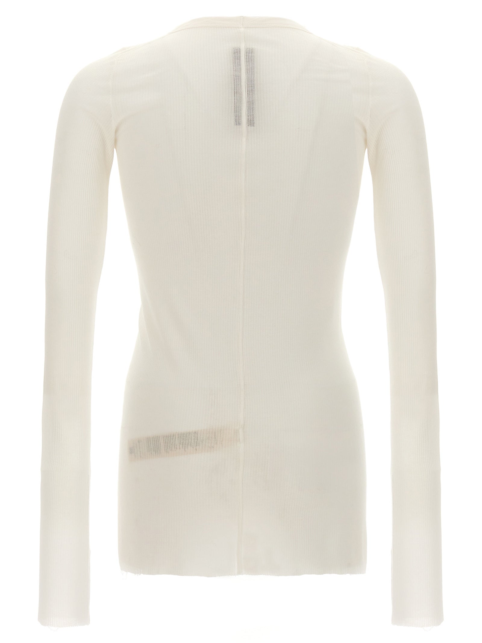 Rick Owens White Viscose Men's T-Shirt