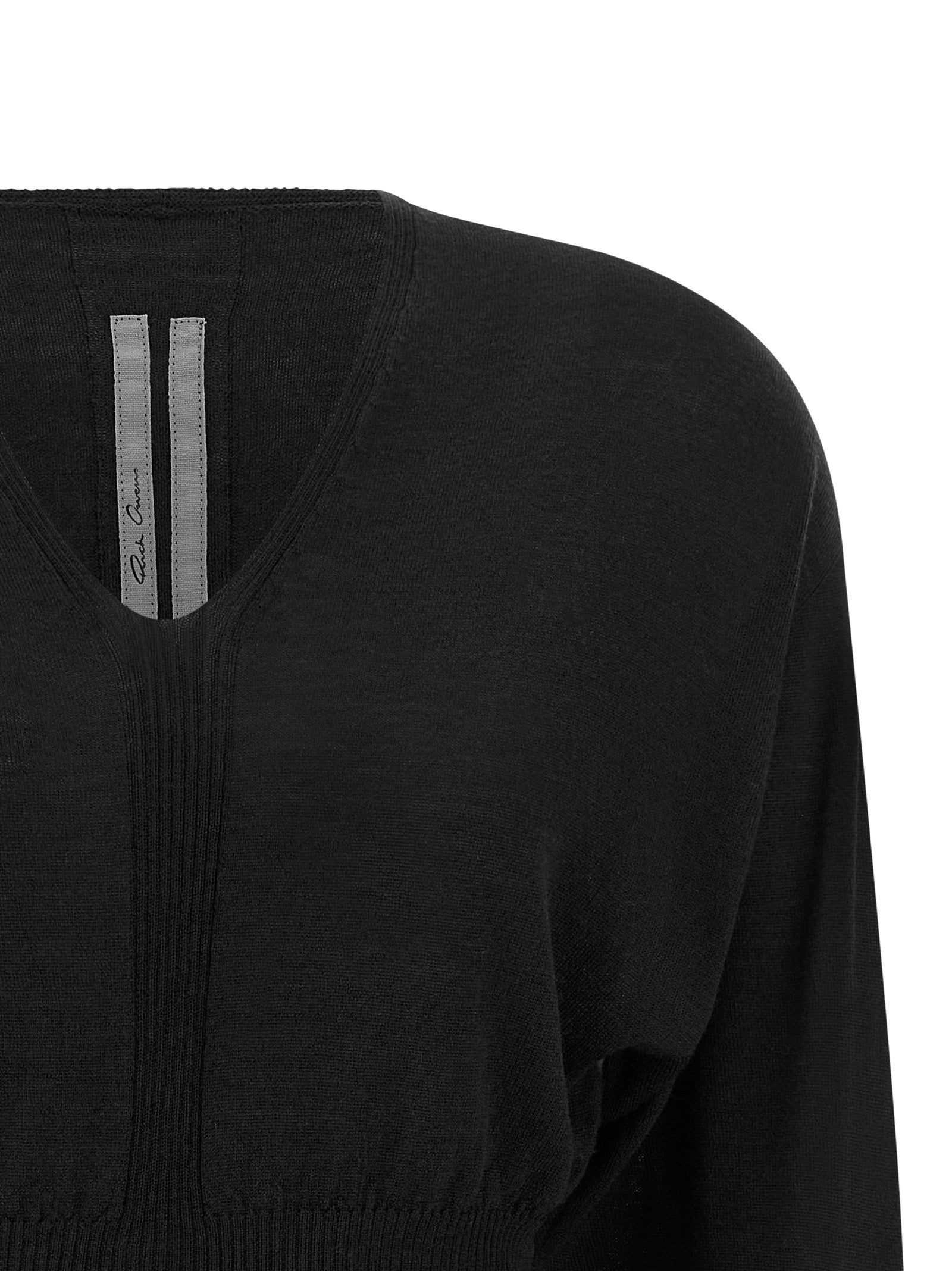 Rick Owens Black Cotton Women's Sweatshirt