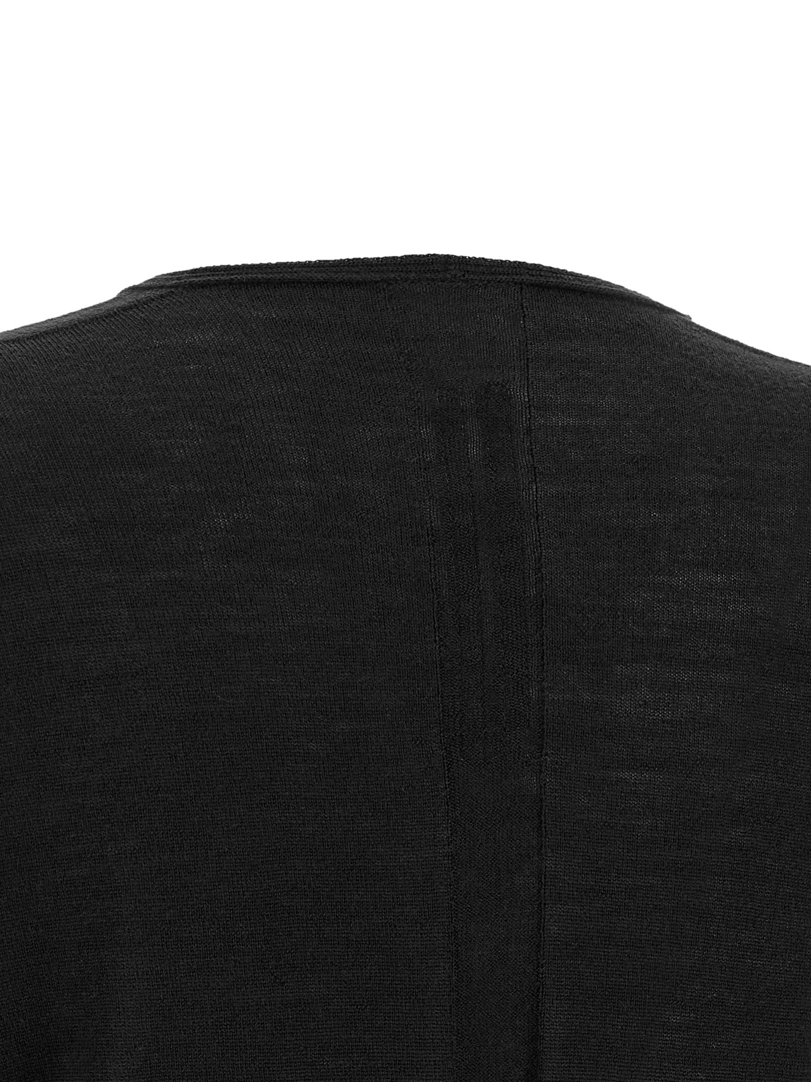 Rick Owens Black Cotton Women's Sweatshirt
