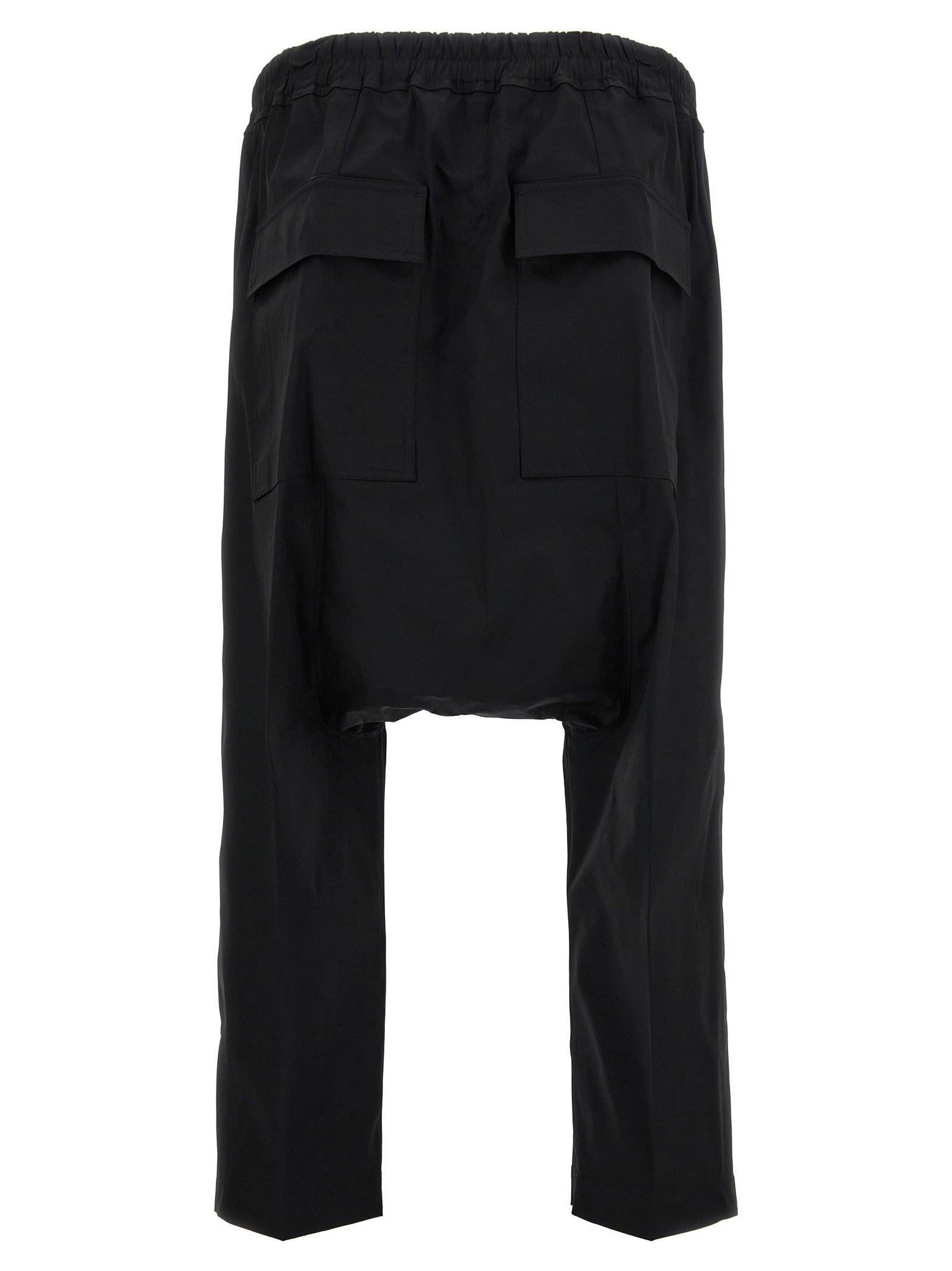 Rick Owens Black Cotton Casual Men's Pants