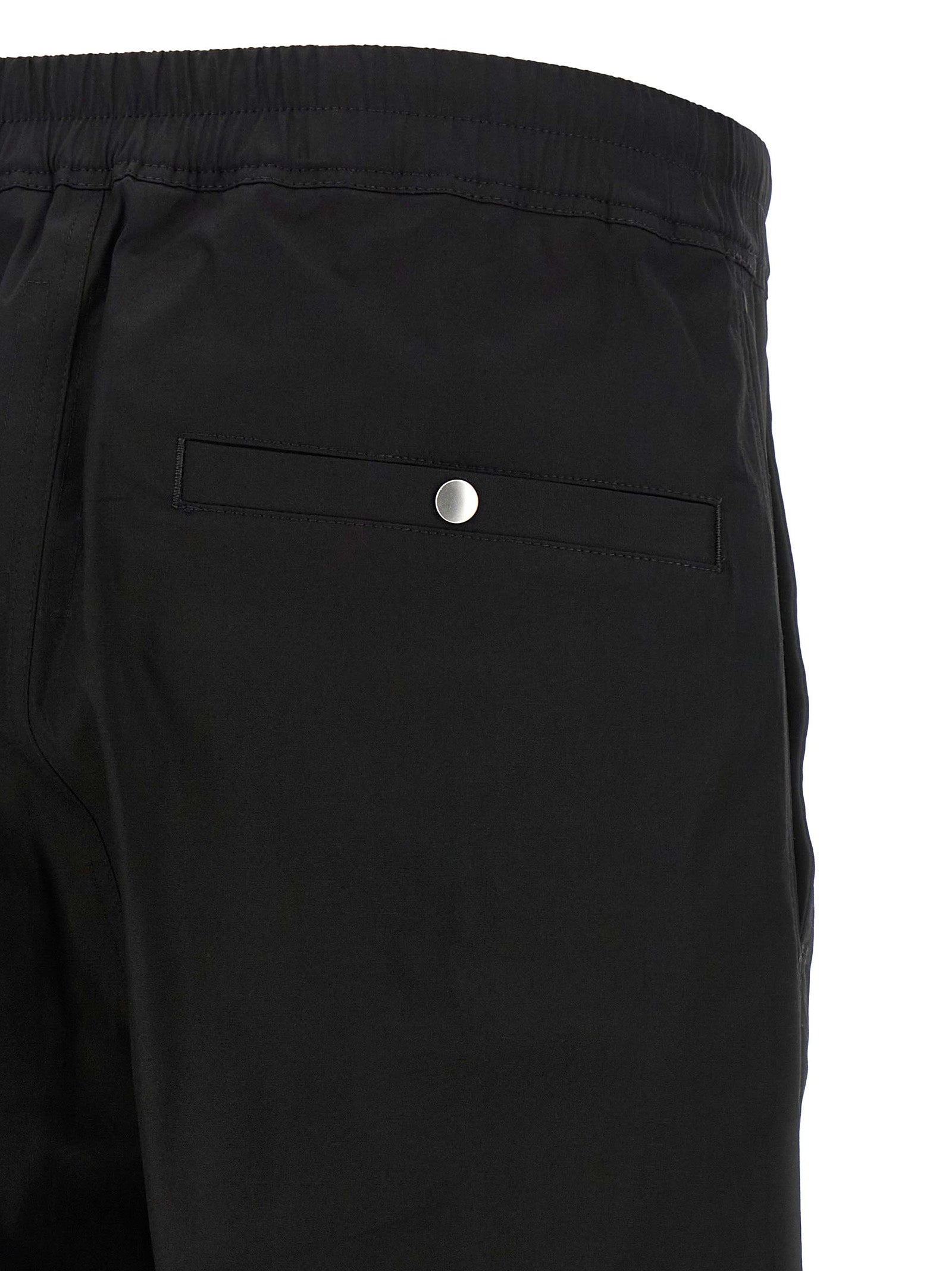 Rick Owens Black Cotton Joggers (Workout Men's Pants)