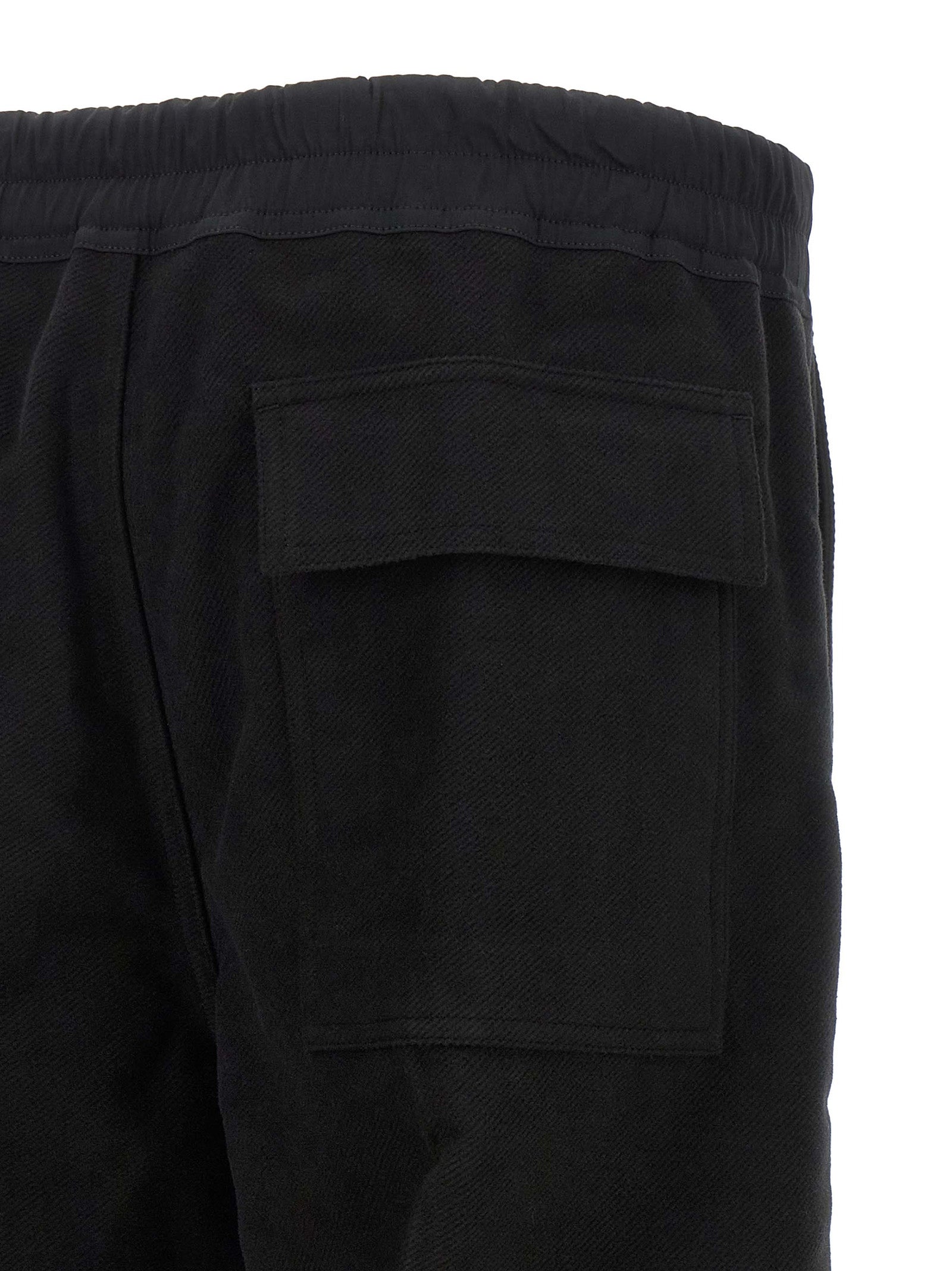 Rick Owens Black Cotton Casual Men's Pants
