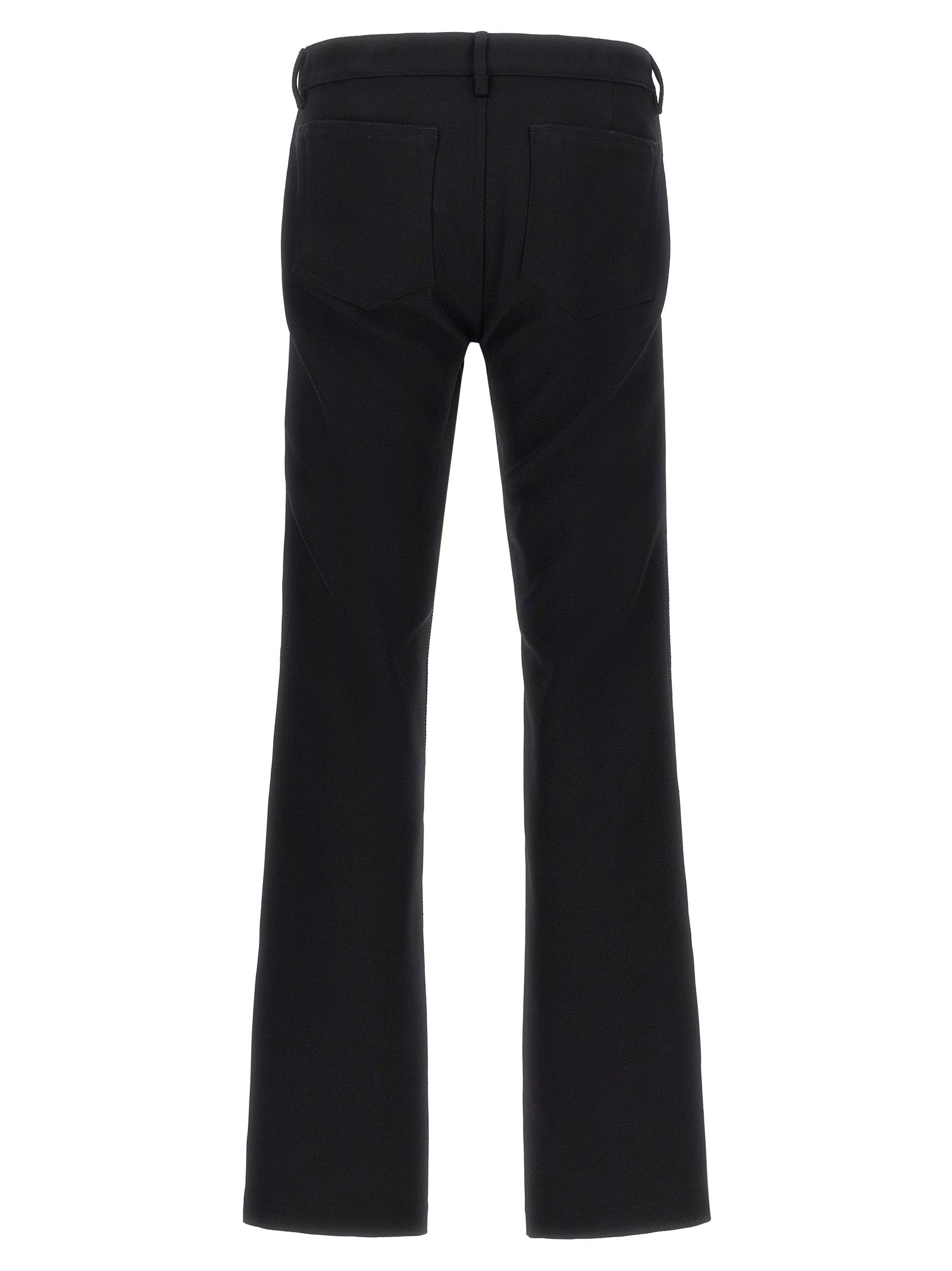 Rick Owens Black Virgin Wool Men's Pants