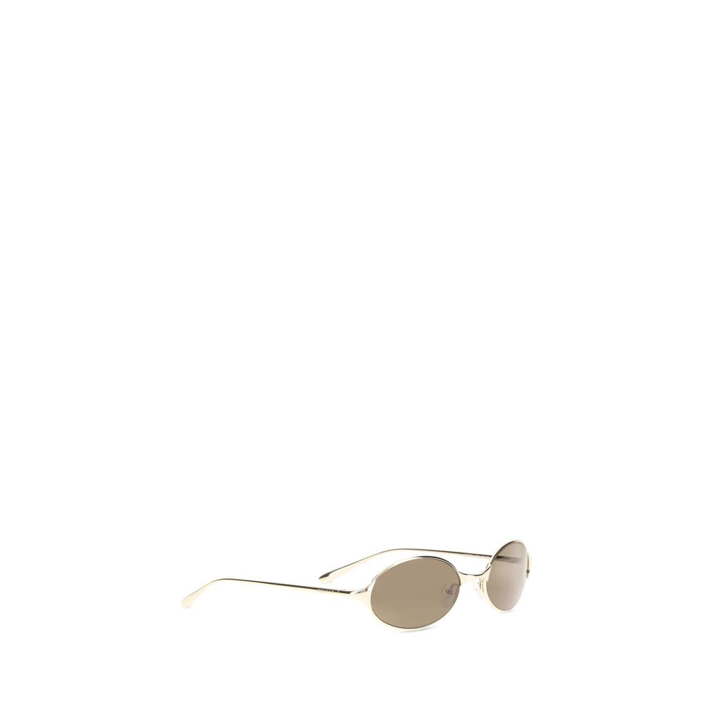 Alexander McQueen Gold Metal Women's Sunglasses