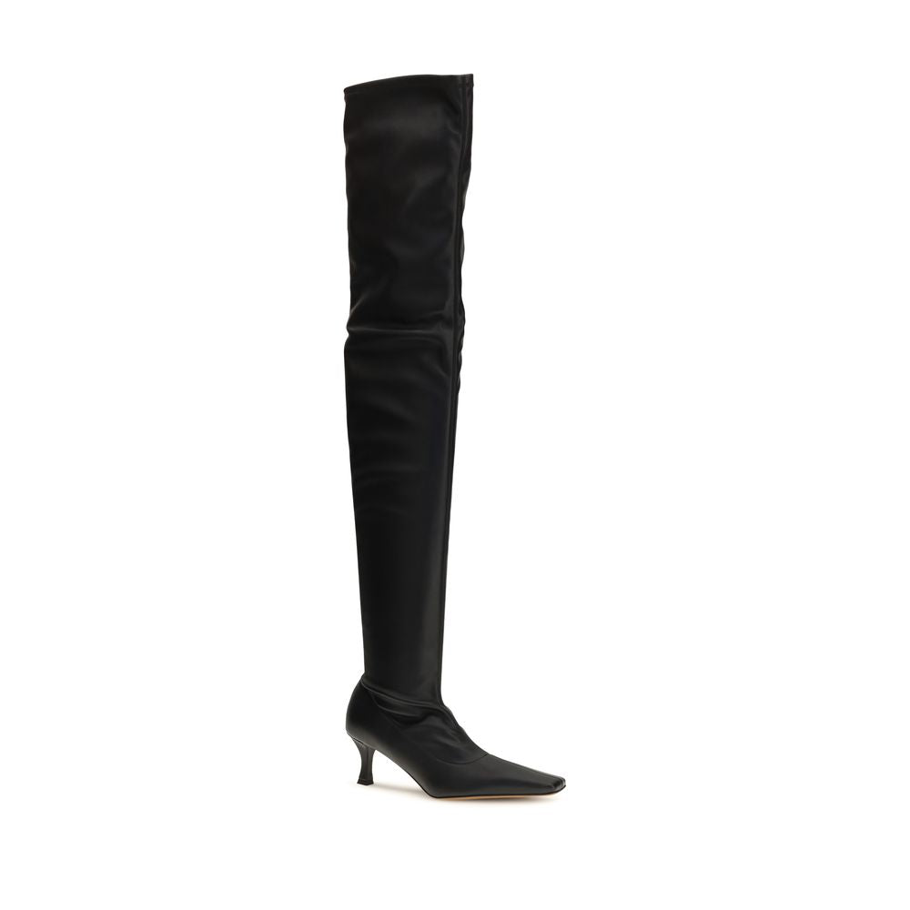 Proenza Schouler Black Polyurethane Over The Women's Knee