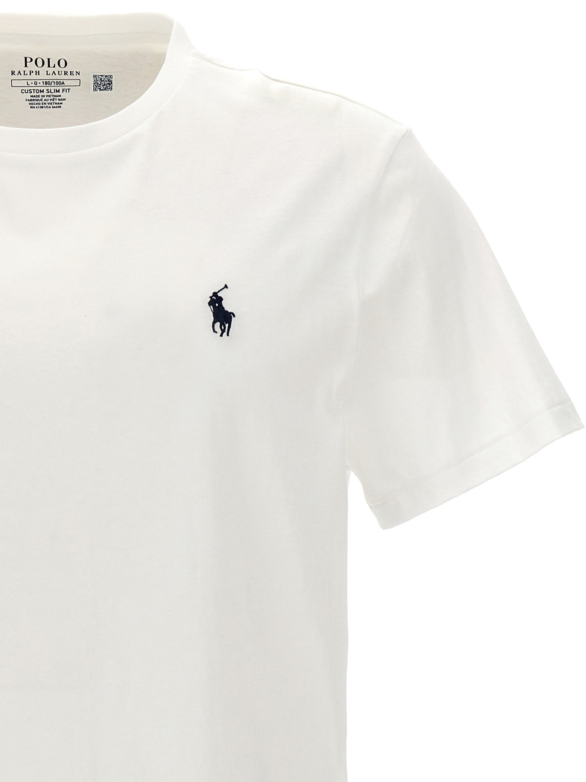 Polo Ralph Lauren White Cotton Men's T-Shirt