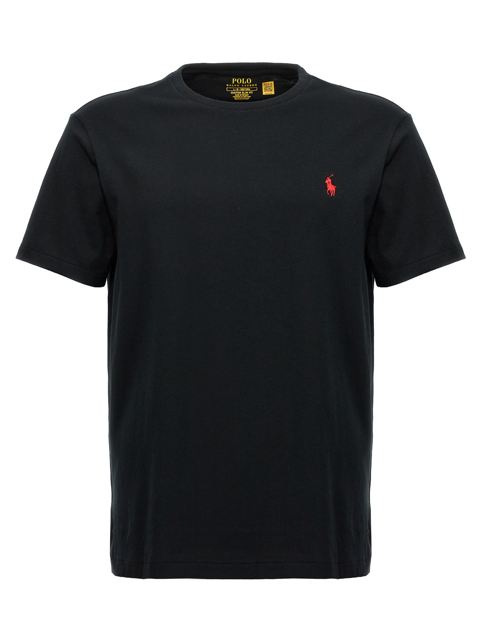 Polo Ralph Lauren Black Cotton Men's T-Shirt