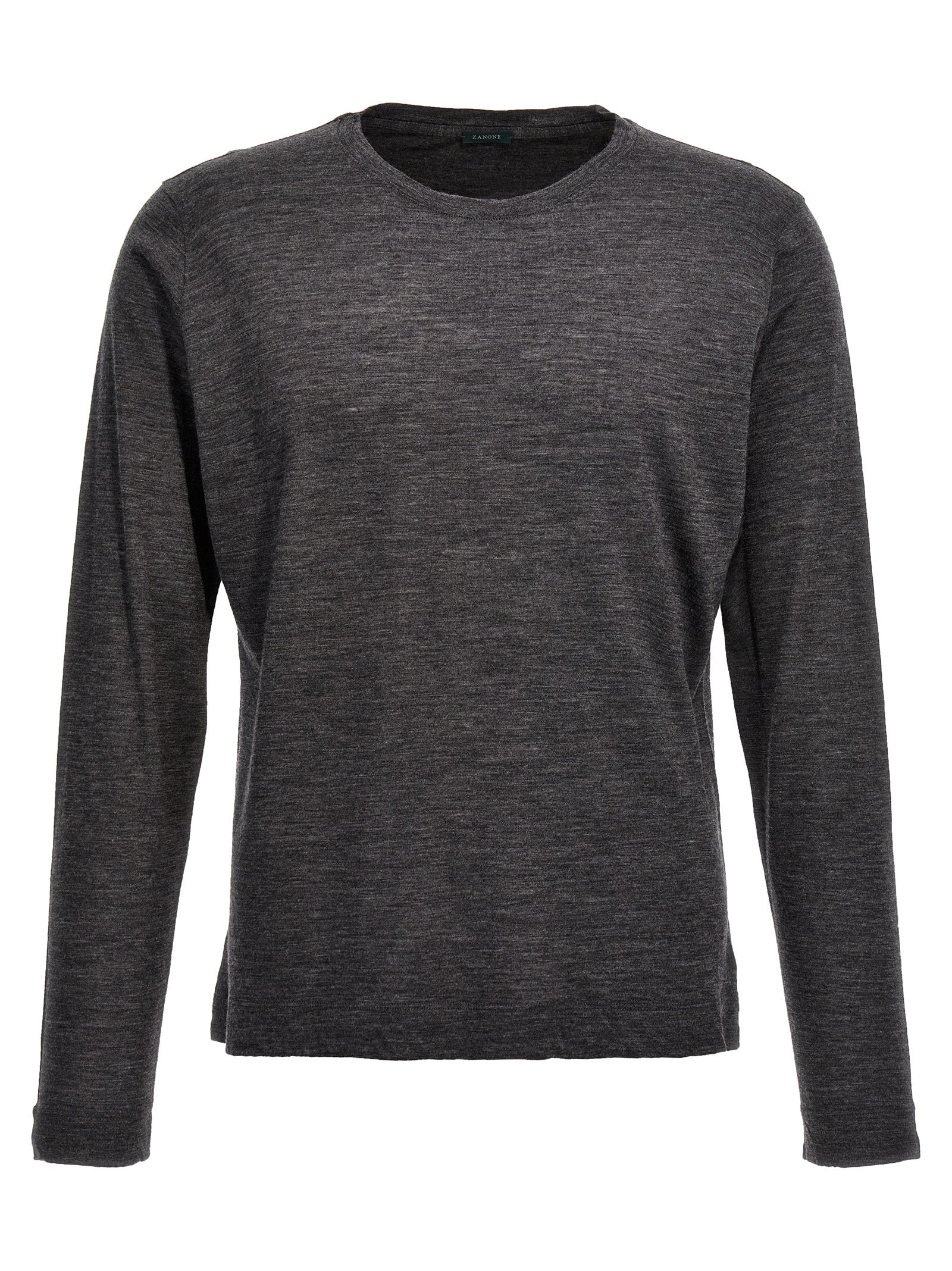 ZANONE Gray Virgin Wool Men's Cardigan