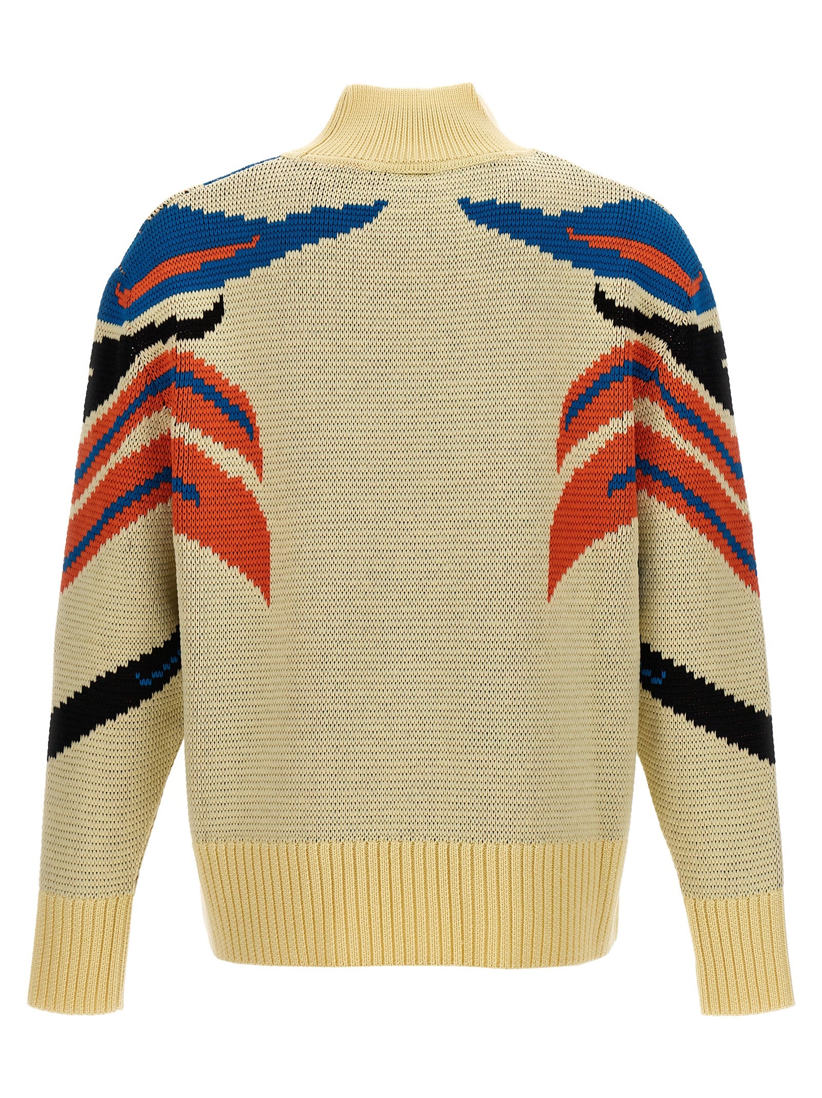 Bluemarble Multicolor Virgin Wool Men's Cardigan