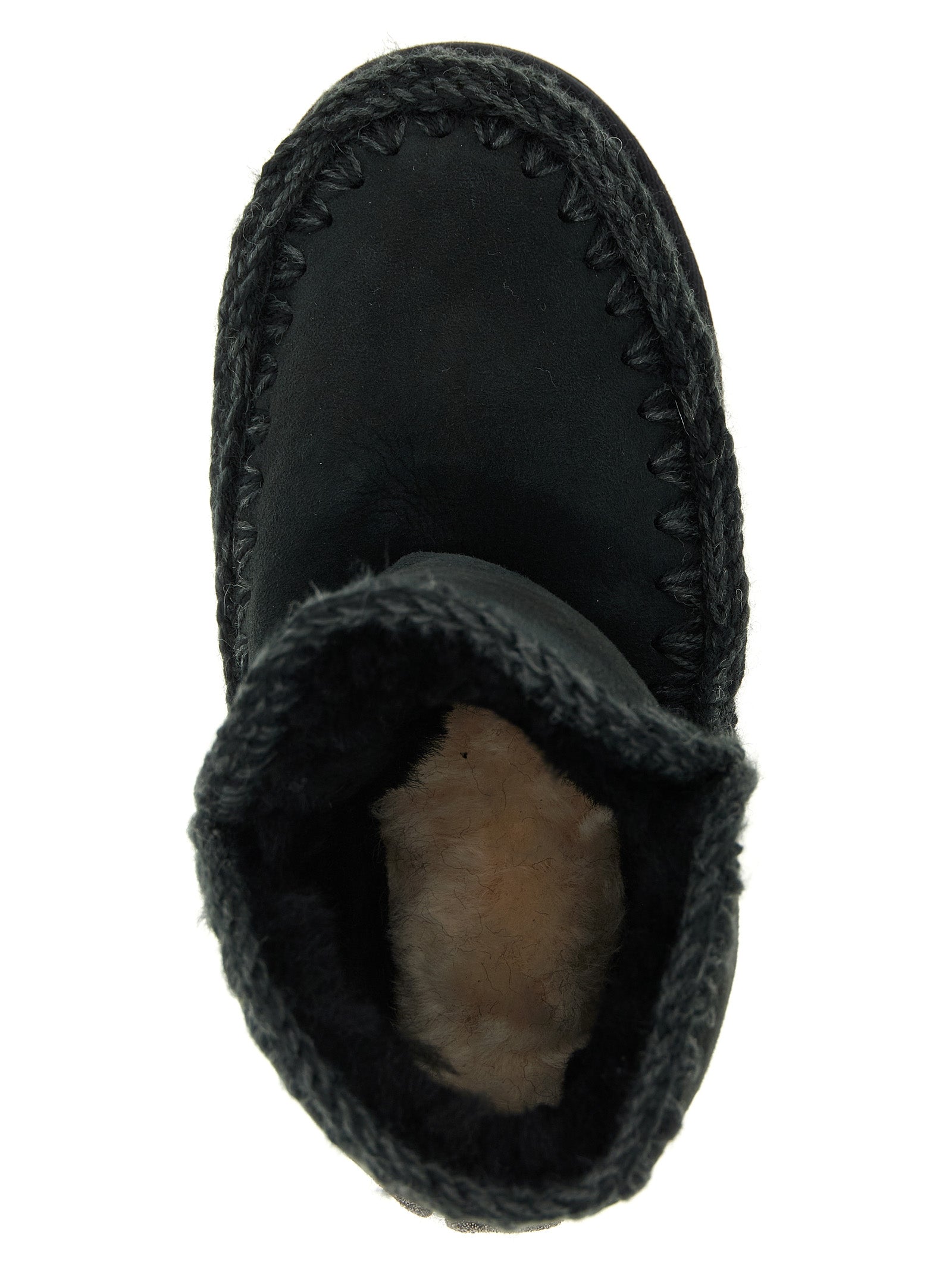 Mou Black Lambskin Ankle Women's Boots