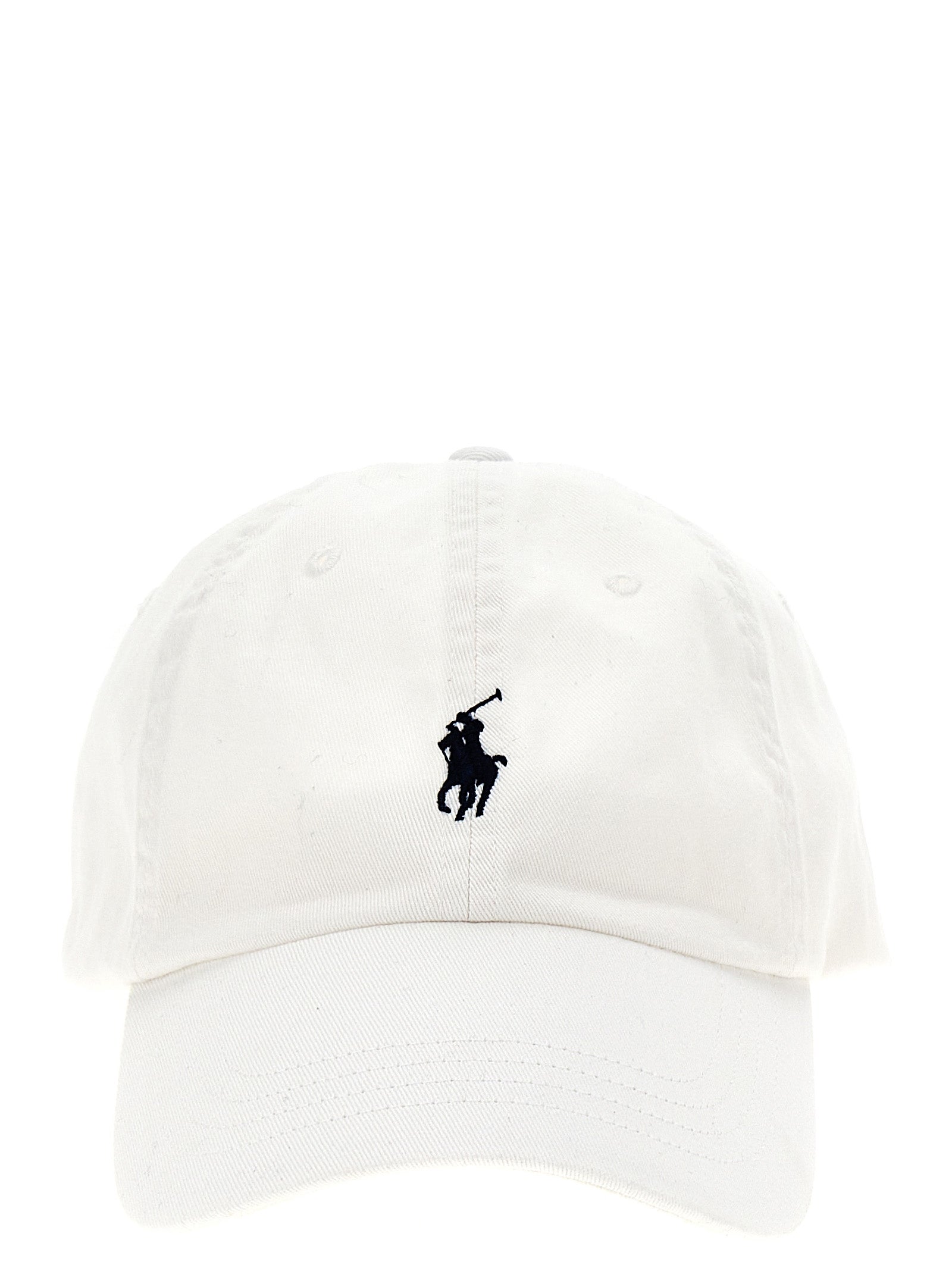 Polo Ralph Lauren White Cotton Cap (Baseball Men's Hat)
