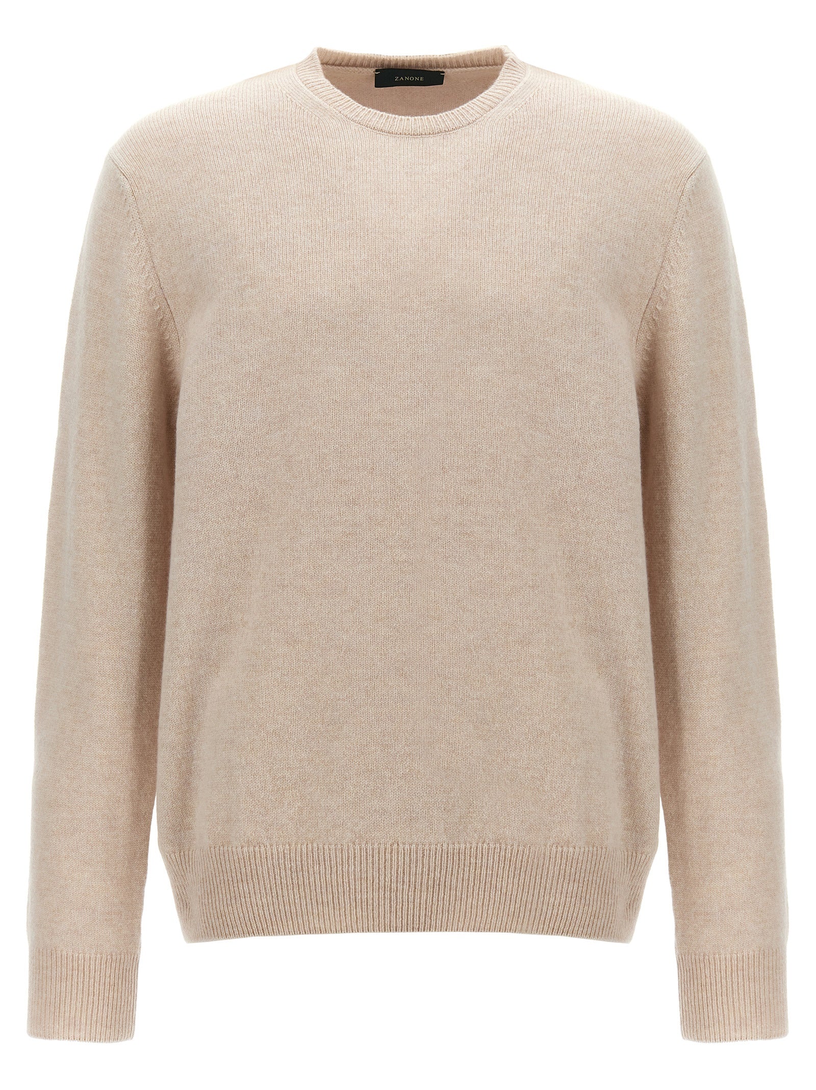 ZANONE Beige Virgin Wool Men's Cardigan