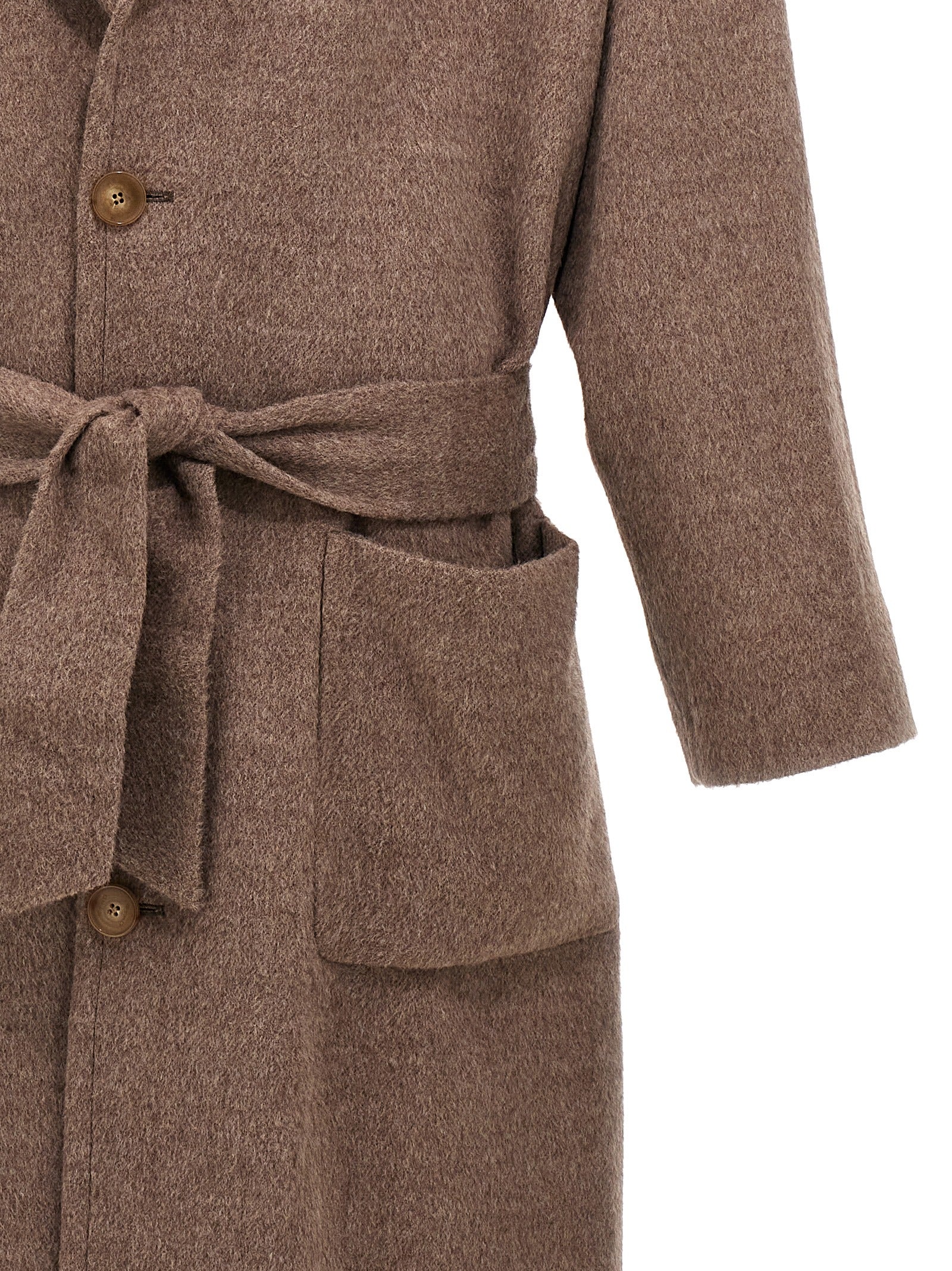 Etro Beige Wool Men's Coat