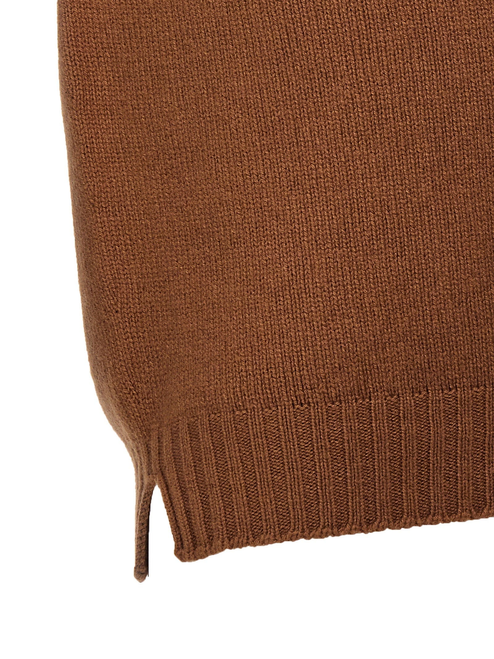 MA'RY'YA Brown Wool Men's Cardigan