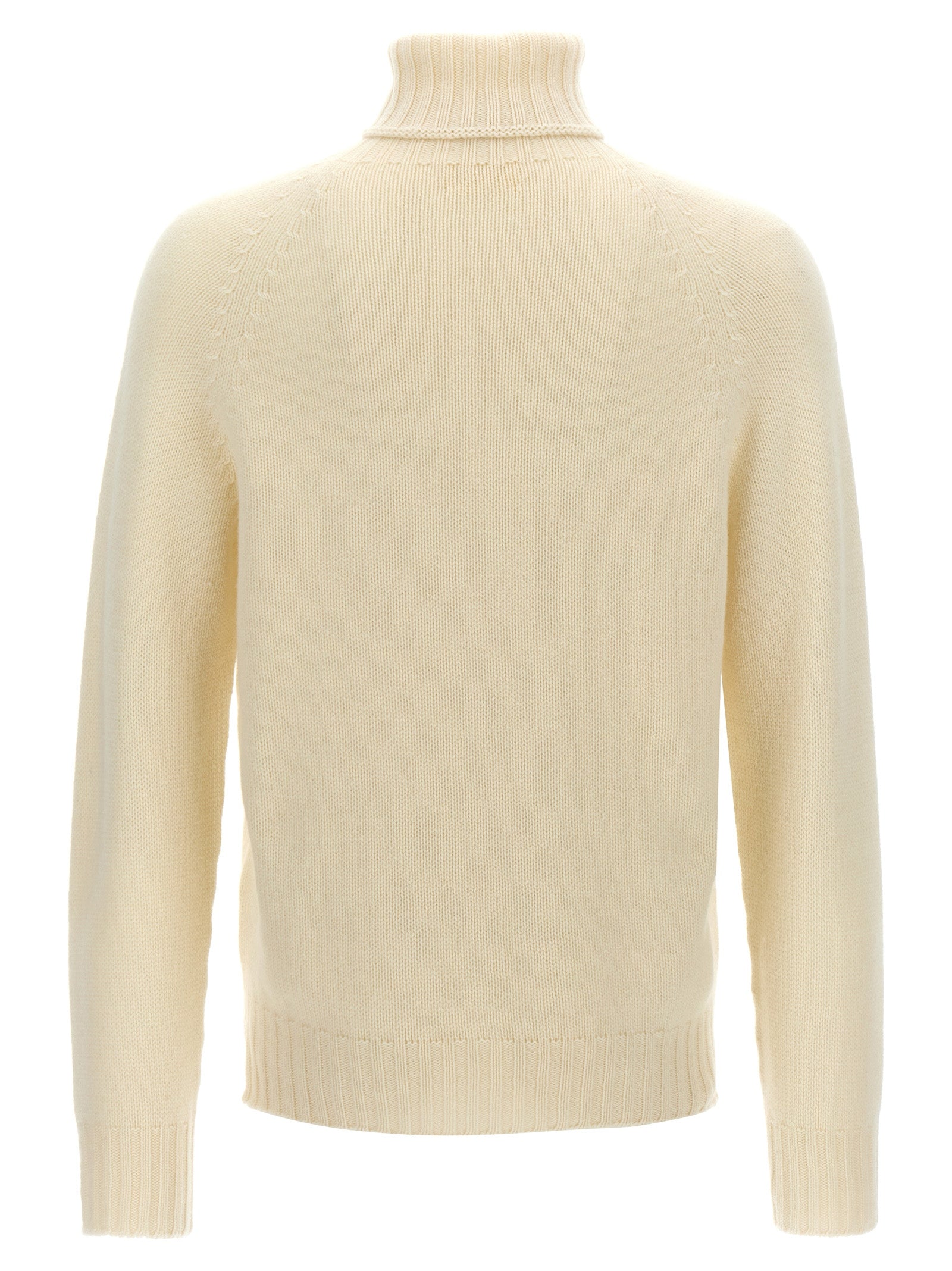 MA'RY'YA White Wool Men's Cardigan