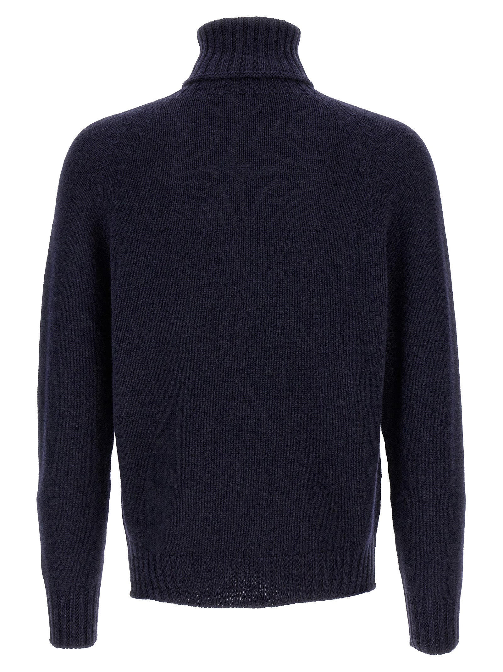 MA'RY'YA Blue Wool Men's Cardigan