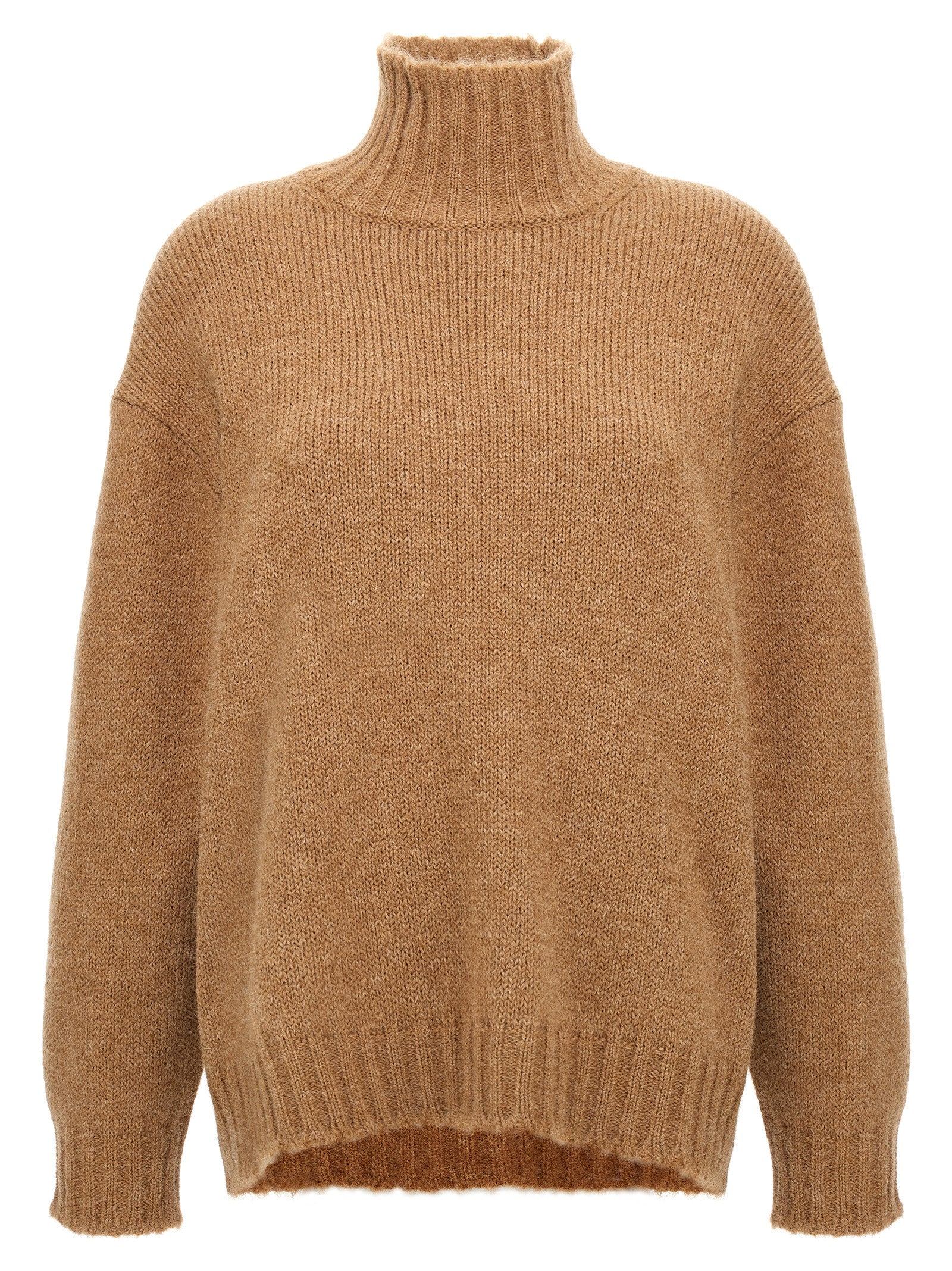 Jil Sander Beige Wool Women's Cardigan