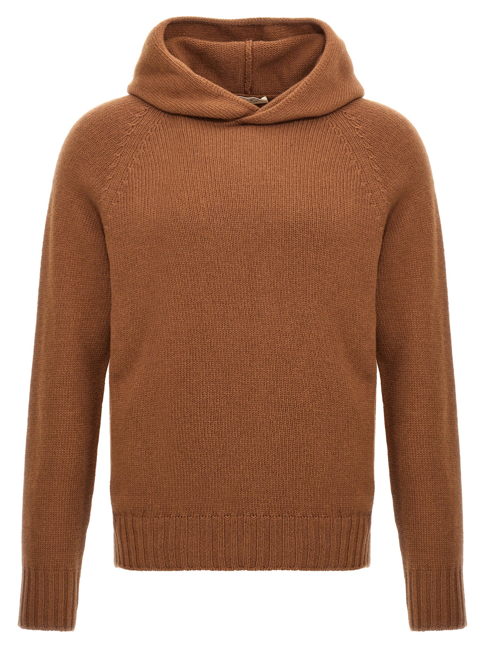 MA'RY'YA Brown Wool Men's Cardigan