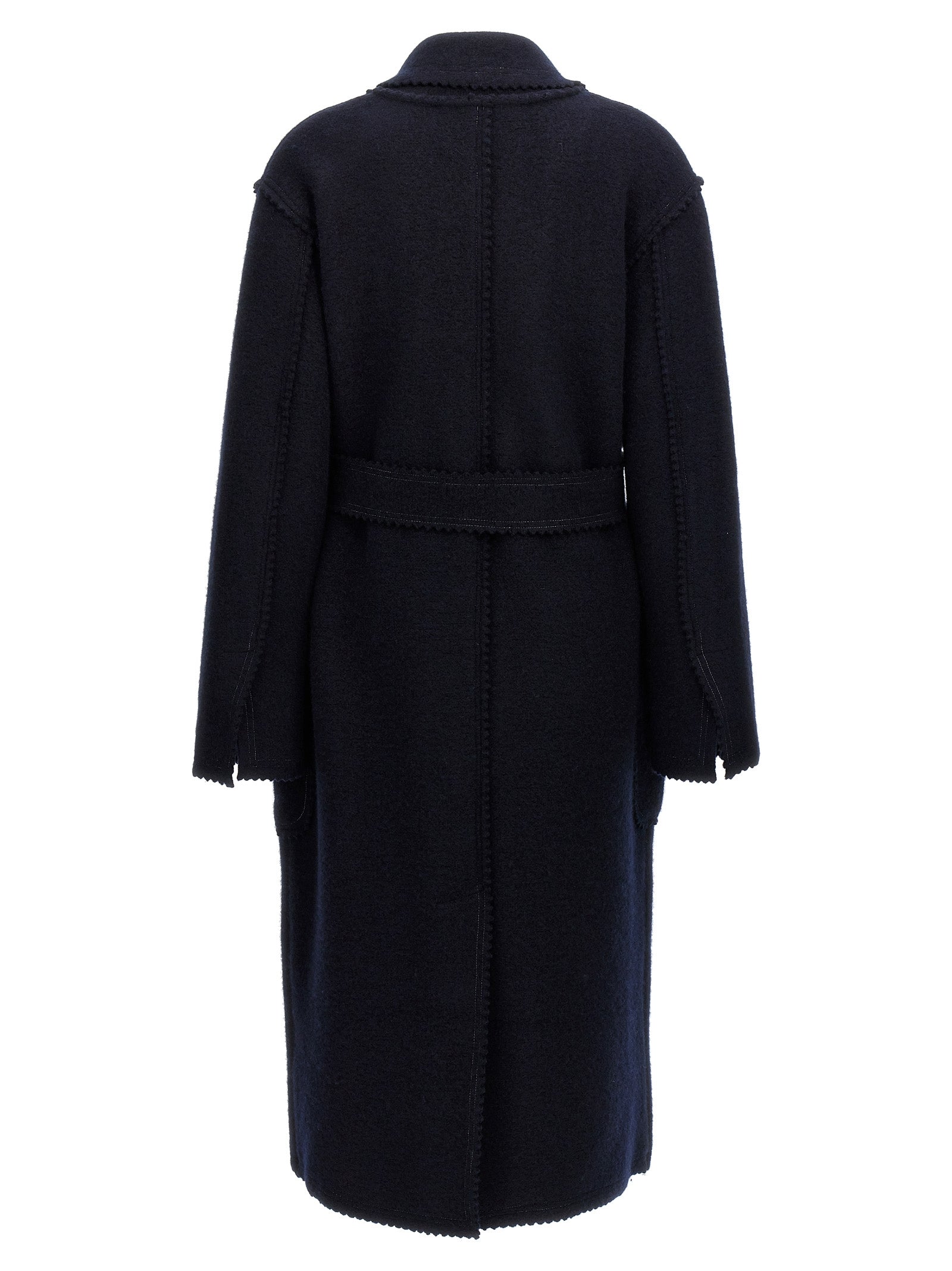 Max Mara Blue Wool Women's Coat