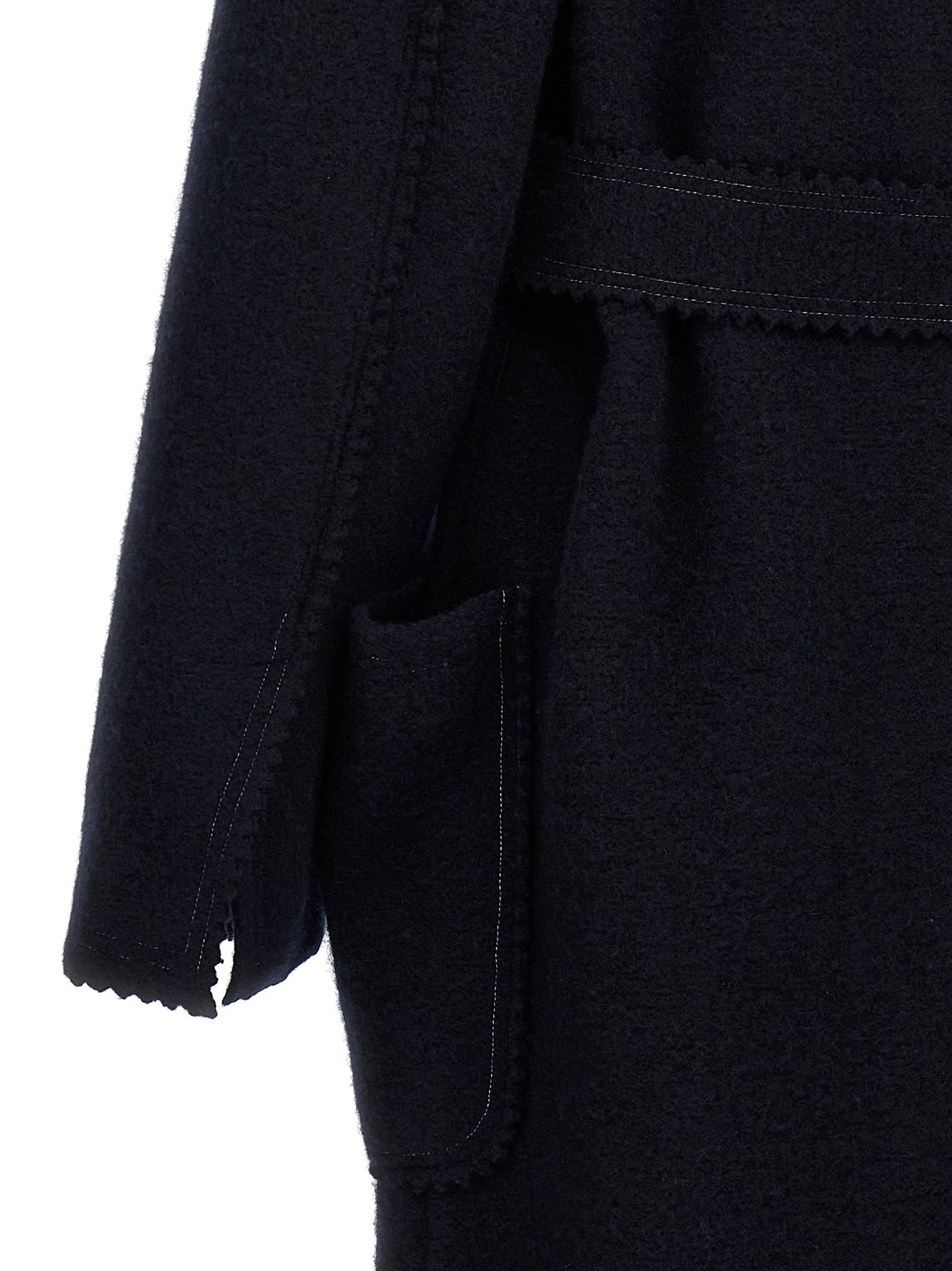 Max Mara Blue Wool Women's Coat