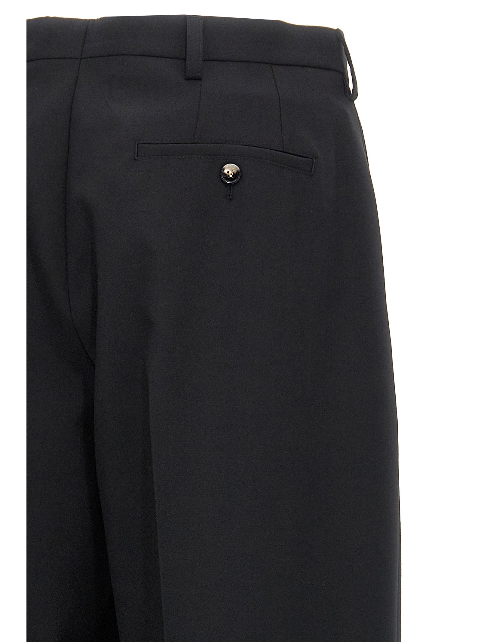 Marni Black Polyester Dress Men's Pants