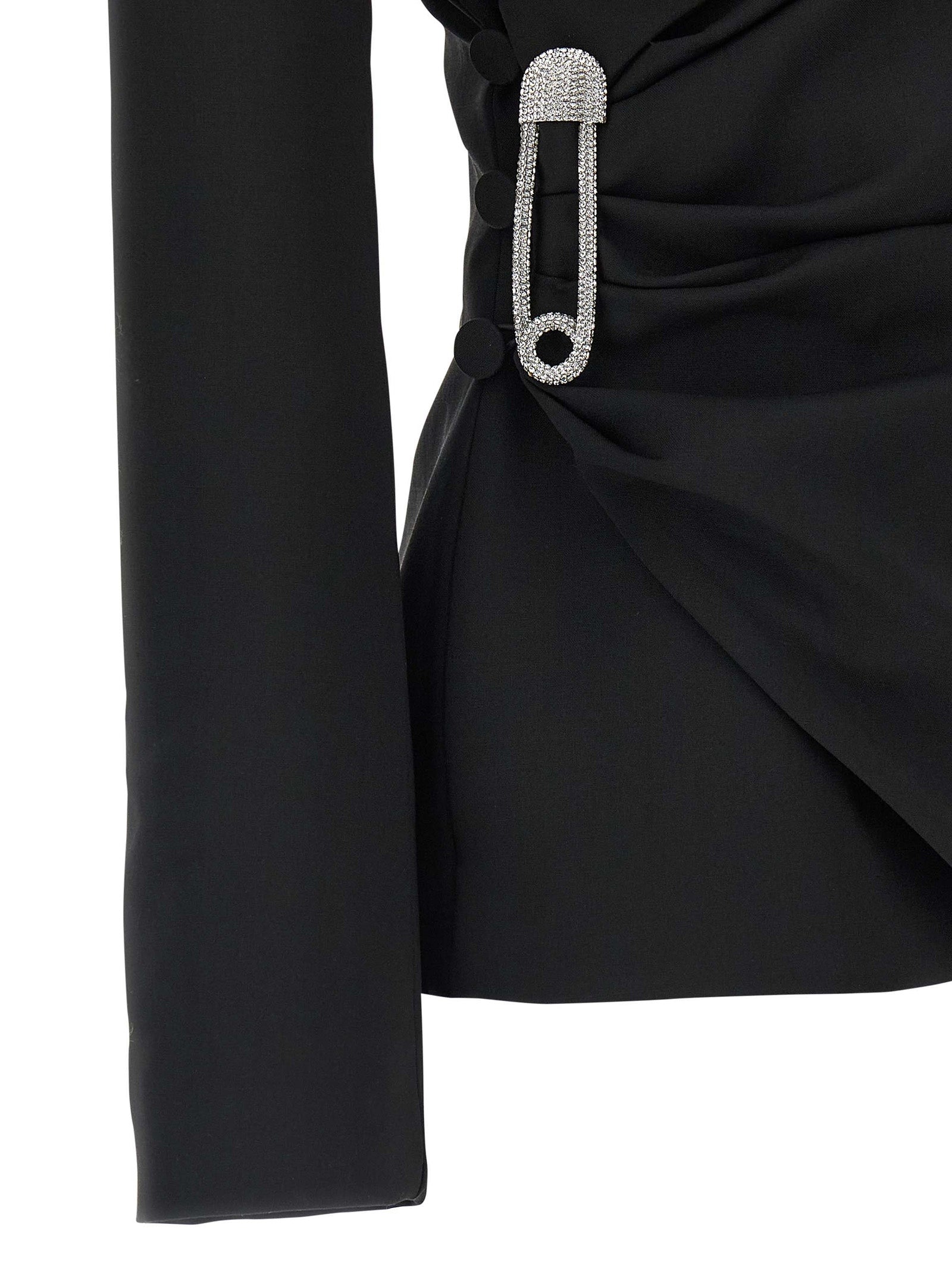 Giuseppe Di Morabito Black Virgin Wool Women's Blazer