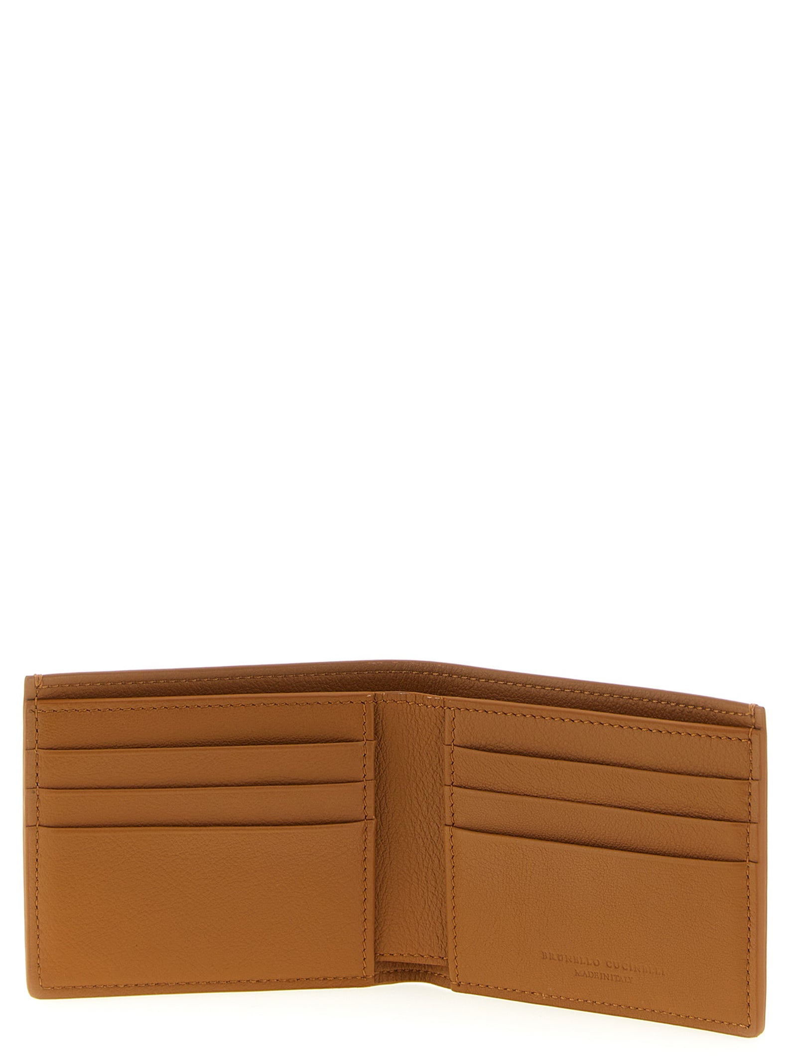 Brunello Cucinelli Brown Calfskin Men's Wallet