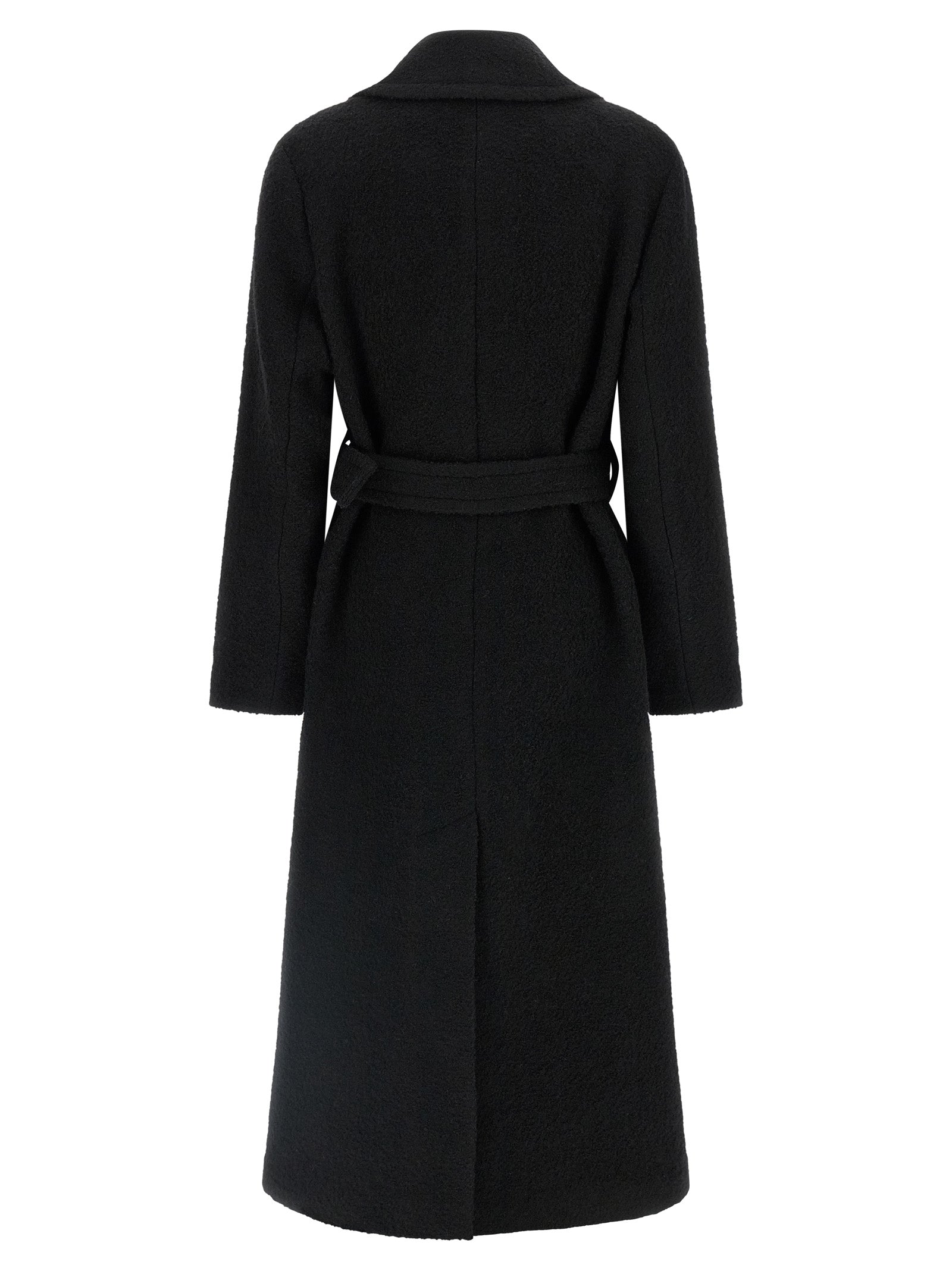 PINKO Black Polyester Women's Coat