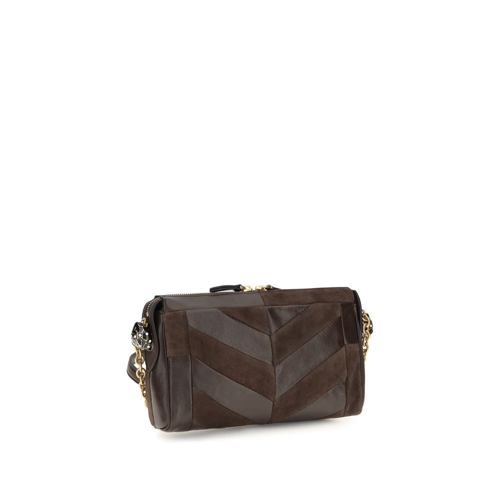 Valentino Garavani Brown Calf Leather Bos Taurus Shoulder Women's Bag