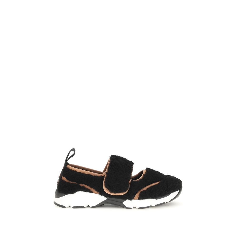Marni Black Polyamide Athletic Women's Sneakers