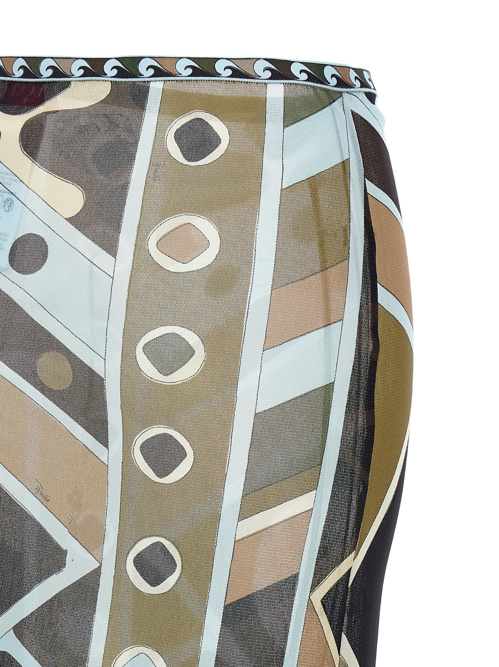 Emilio Pucci Multicolor Polyamide Mini Women's Skirt