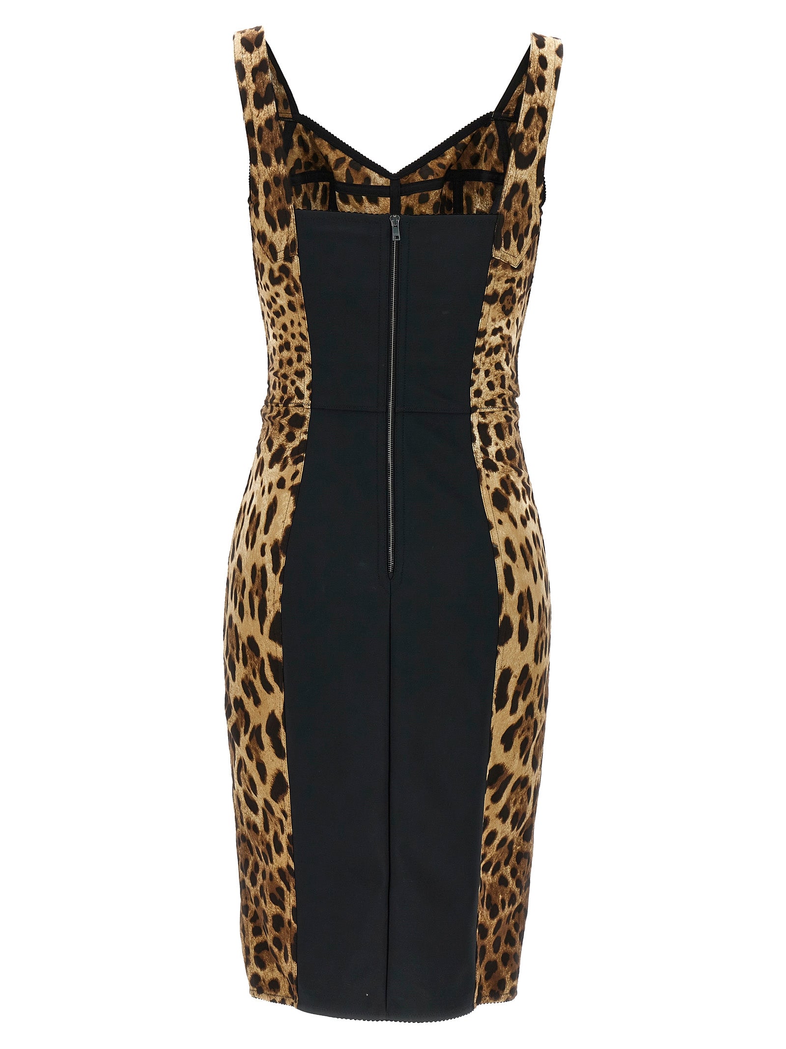 Dolce & Gabbana Multicolor Silk Cocktail Women's Dress