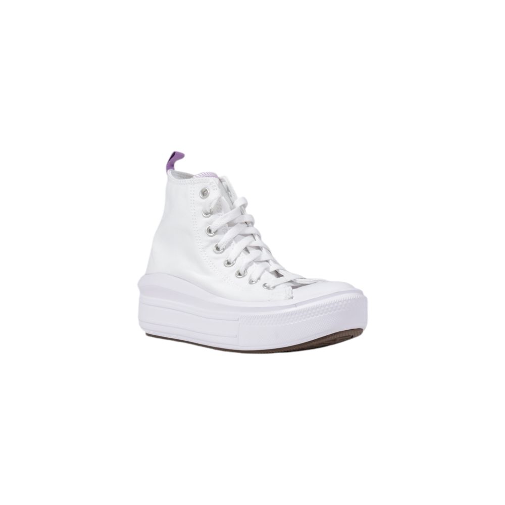 Converse White Fabric Platform Women's Sneakers