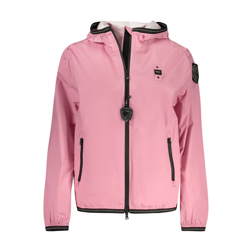 Blauer Rosa Poliammide Women's Women's Jacket