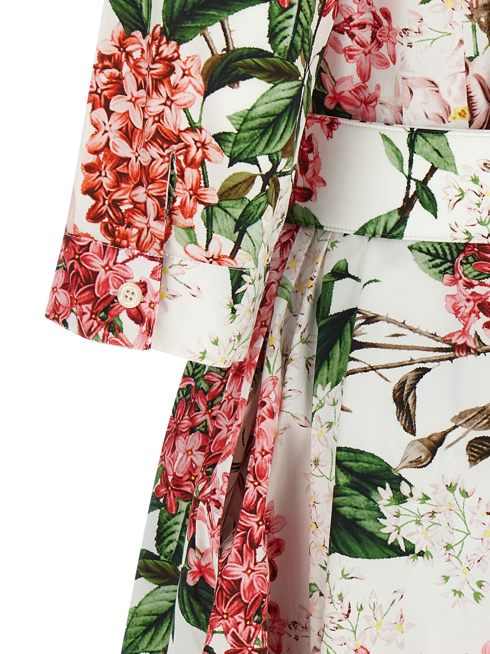 SAMANTHA SUNG Multicolor Cotton Midi Women's Dress