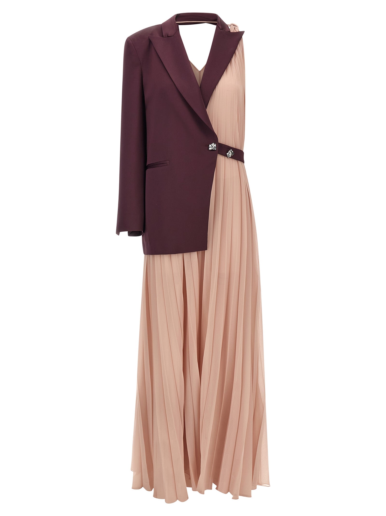 PINKO Multicolor Acetate Long Women's Dress