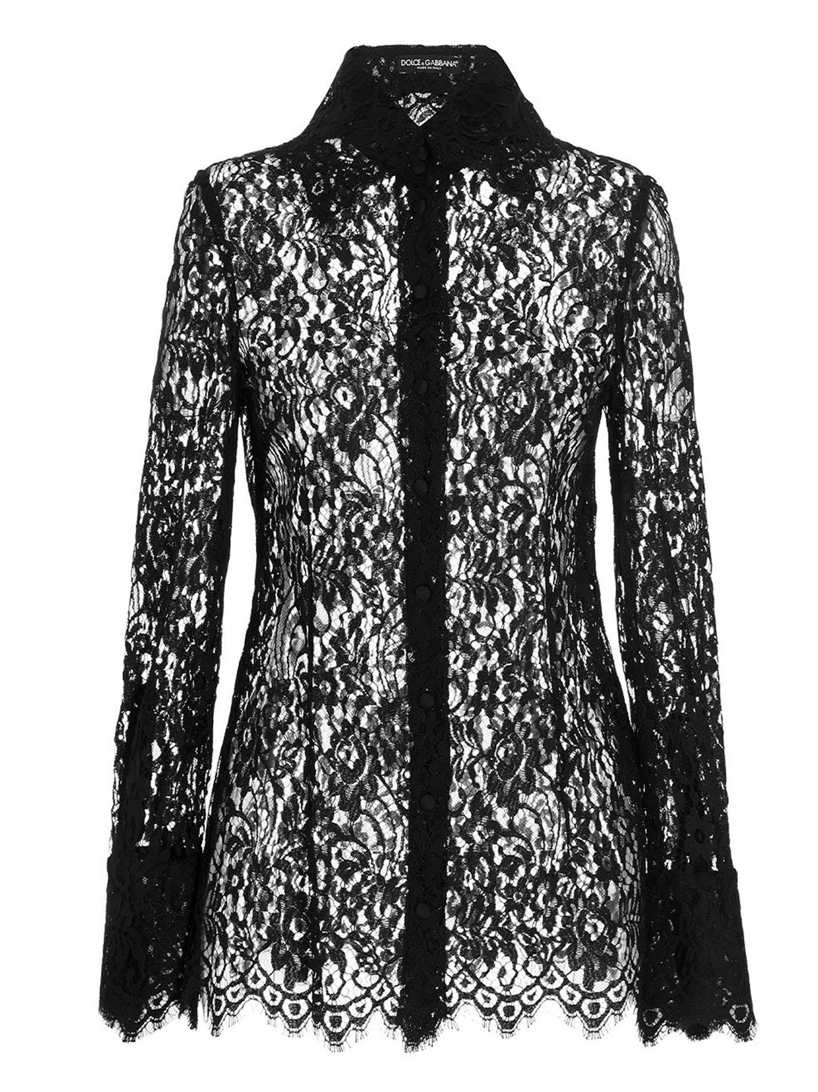 Dolce & Gabbana Black Polyamide Women's Blouse